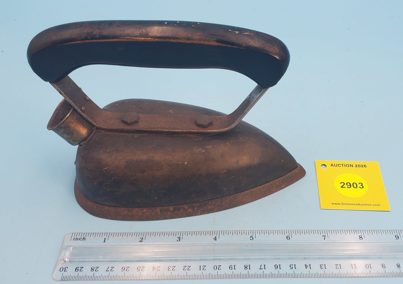Universal Wrinkle proof iron, teardrop shape - 2