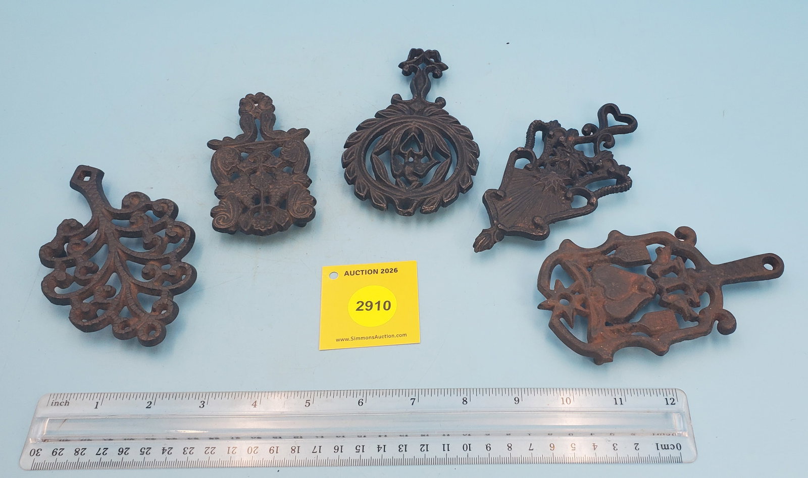 Lot of 5 minitature trivets: Lot of 5 minitature trivets