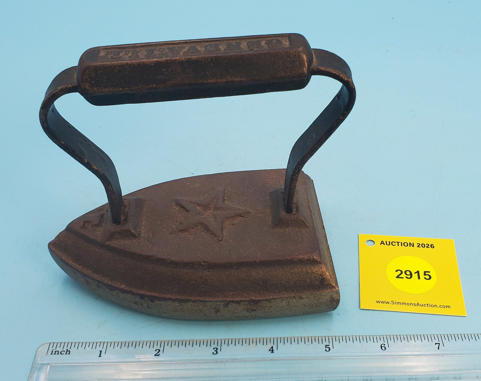 Geneva polisher, all edges rounded, 5 point star, W.H Howell Co - 2