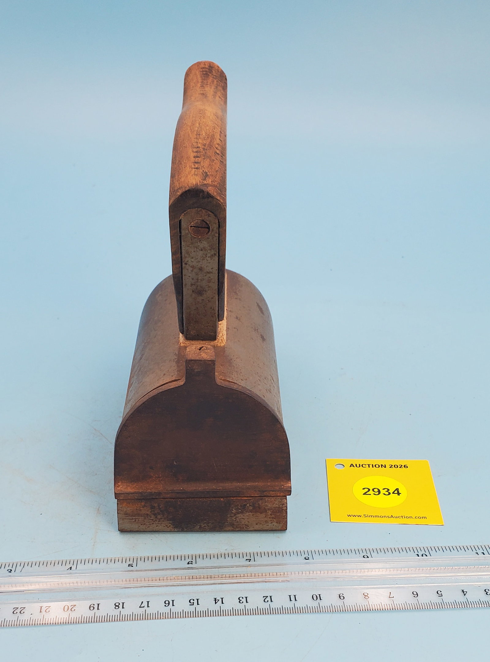 Box iron w/lift gate, no slug - 2