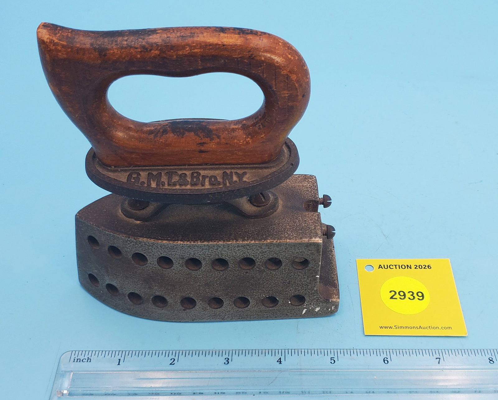 Natural gas iron, B.M.T. & Bro NY, Germany - 2