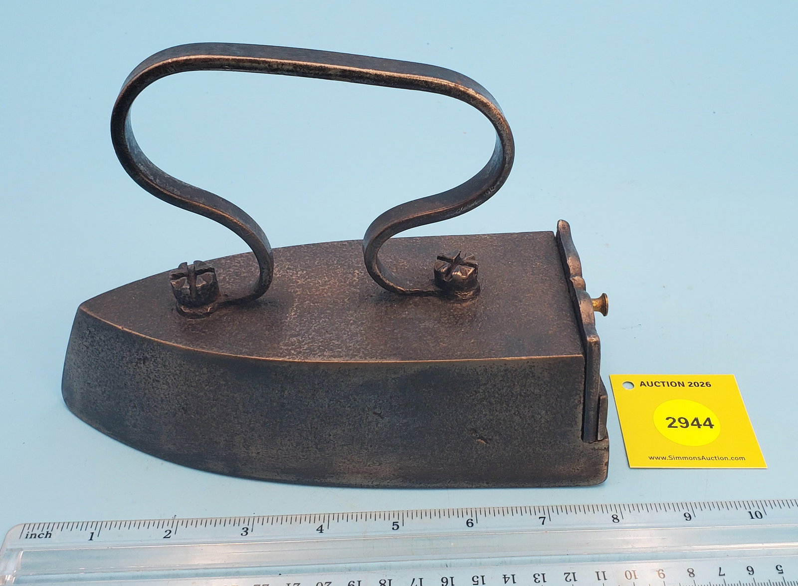 Box iron w/swing gate, no slug - 3