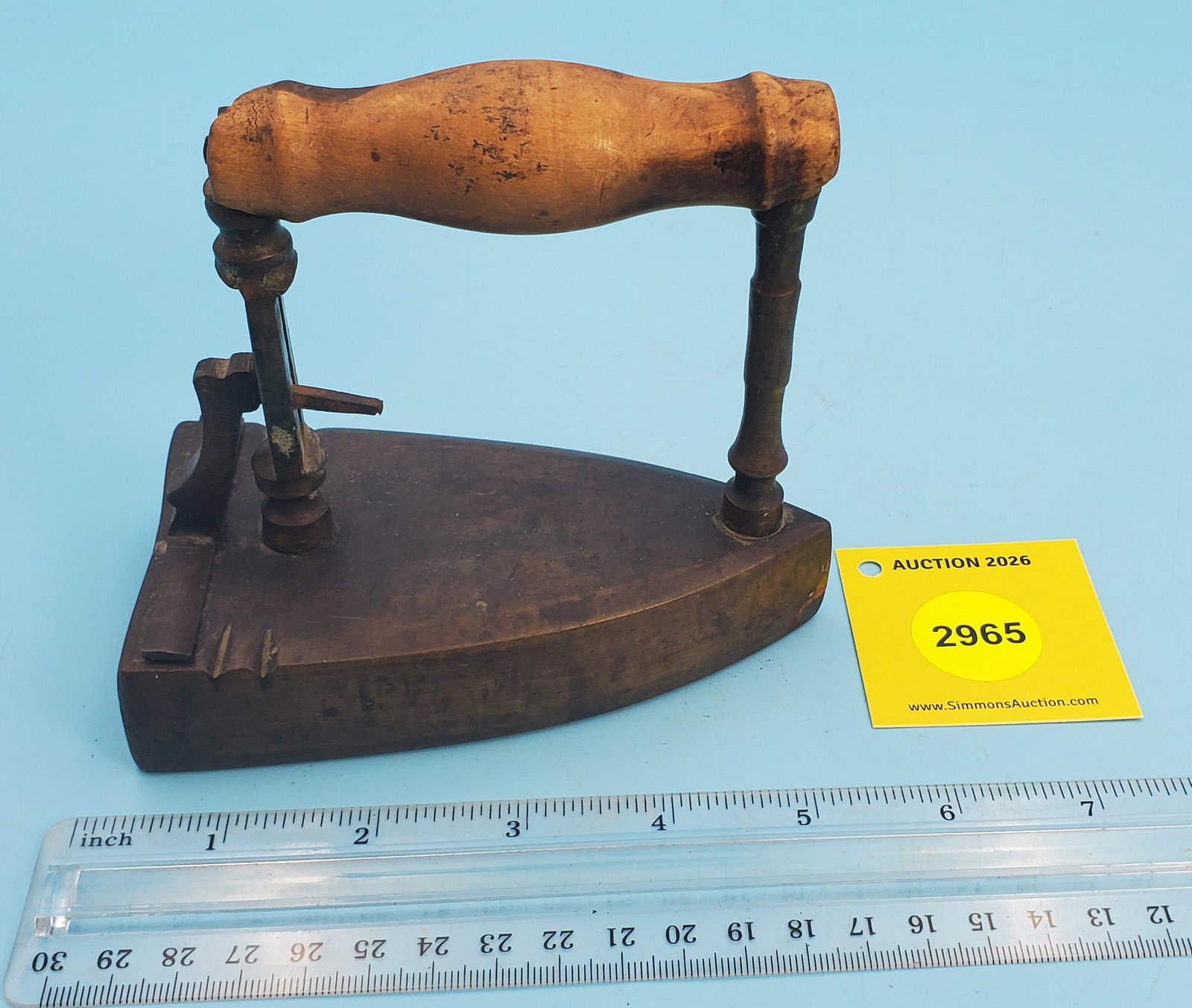 Brass box iron, rear lift gate, no slug (1 of 3)