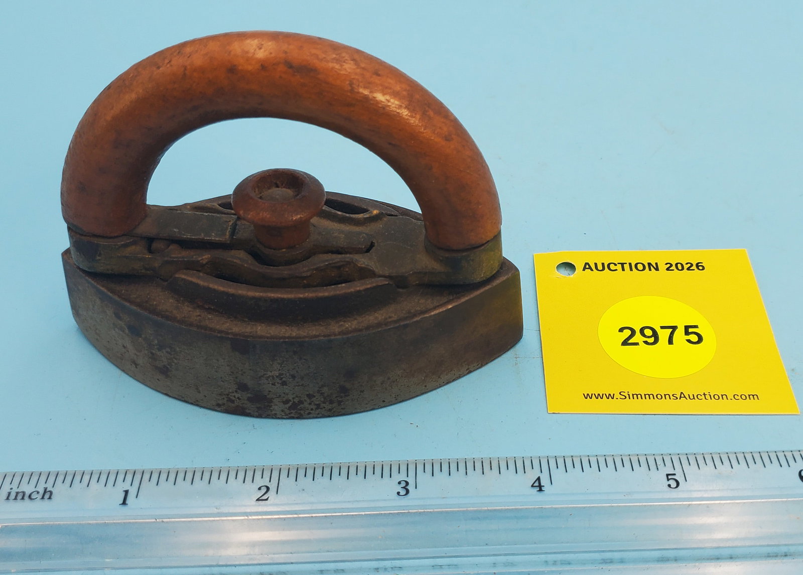 Child's iron w/detachable handle - 3