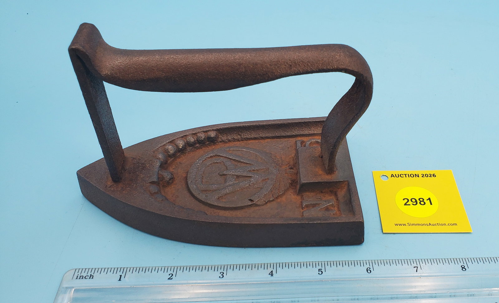 WINTENBERGER recessed top, French iron: WINTENBERGER recessed top, French iron