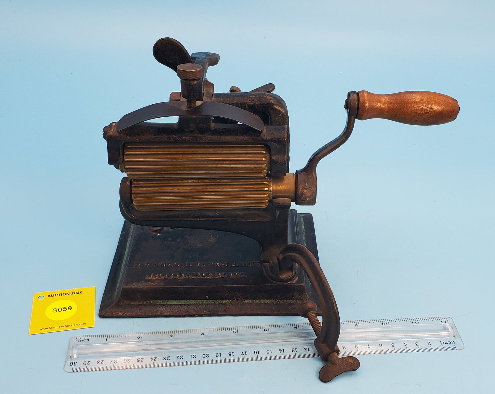 Machine, Crown, American Machine Co, Phila PA, Pat Nov 2, 1875, July 3, 1877, Reissued March 23, ... (1 of 3)