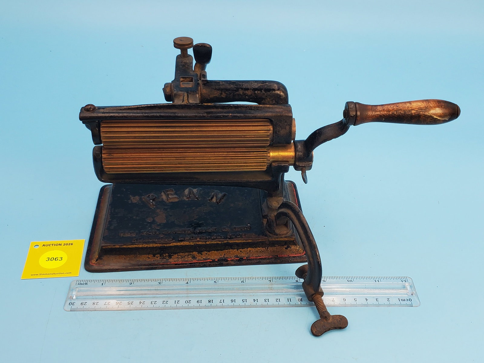 Machine, Penn, Pat Nov 2 1875, July 3 1877, Reissued March 23 1889, AM Mach Co, Phila PA, Roll 5 ... (1 of 3)