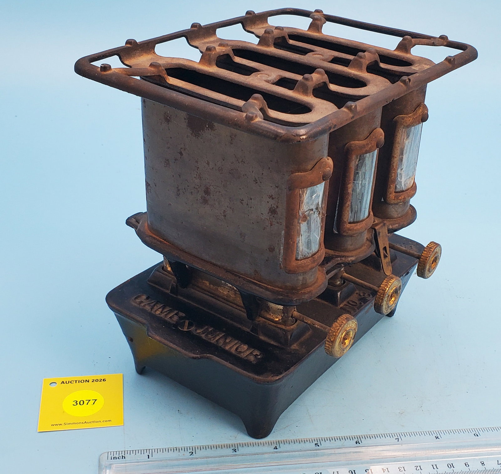 Game Junior heater No 3, The Taylor & Boggis Fdy Co, Cleveland - 3