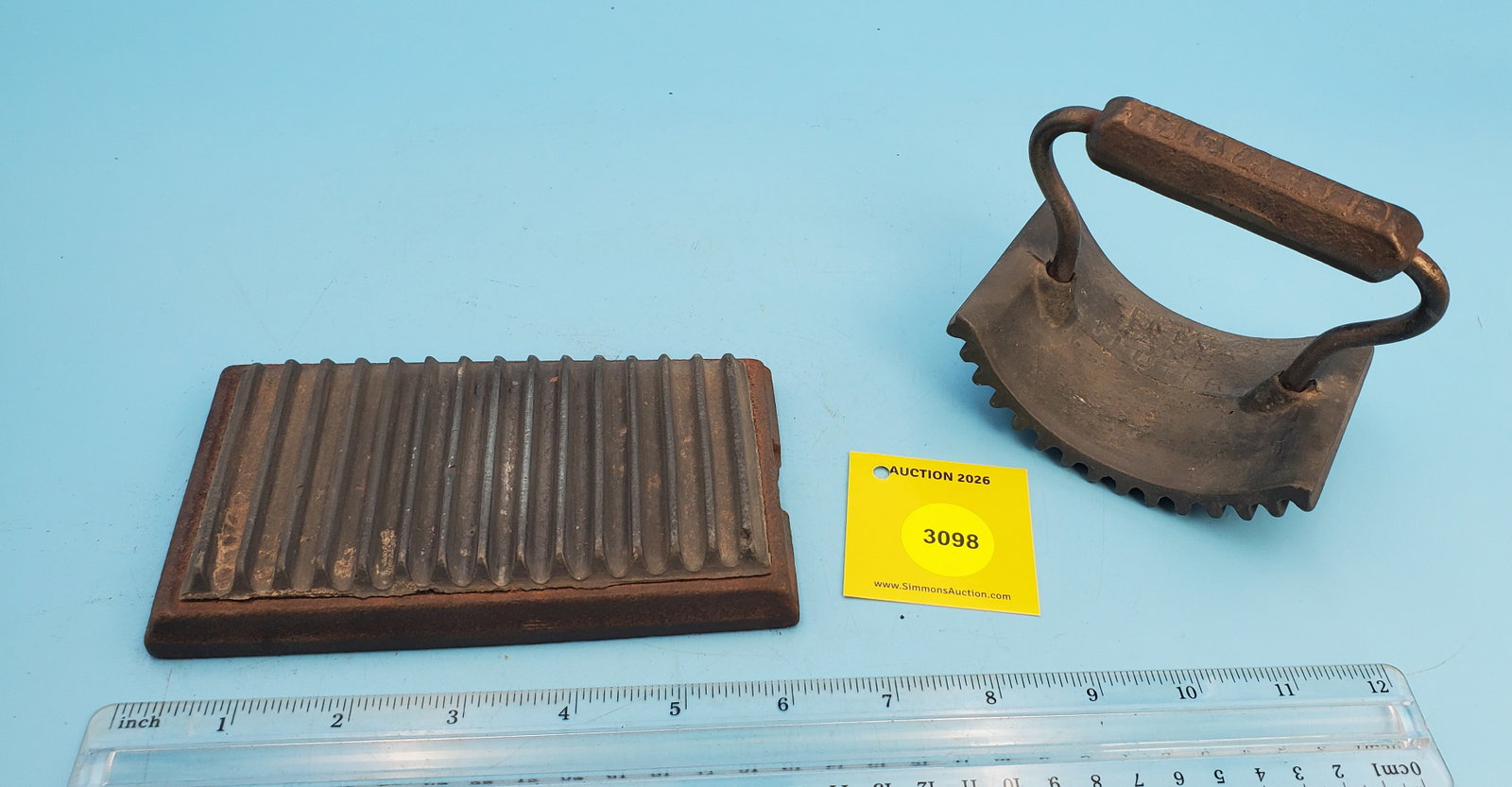 Rocker, Geneva Hand Fluter, Heat This Pat'd 1866 - 3
