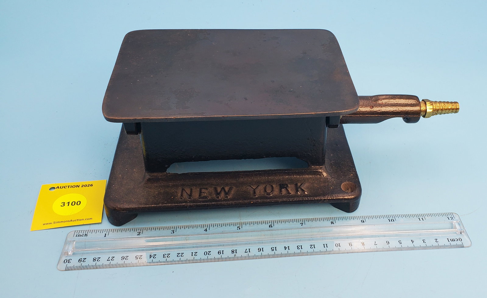 R C & Co natural gas heater, New York - 2