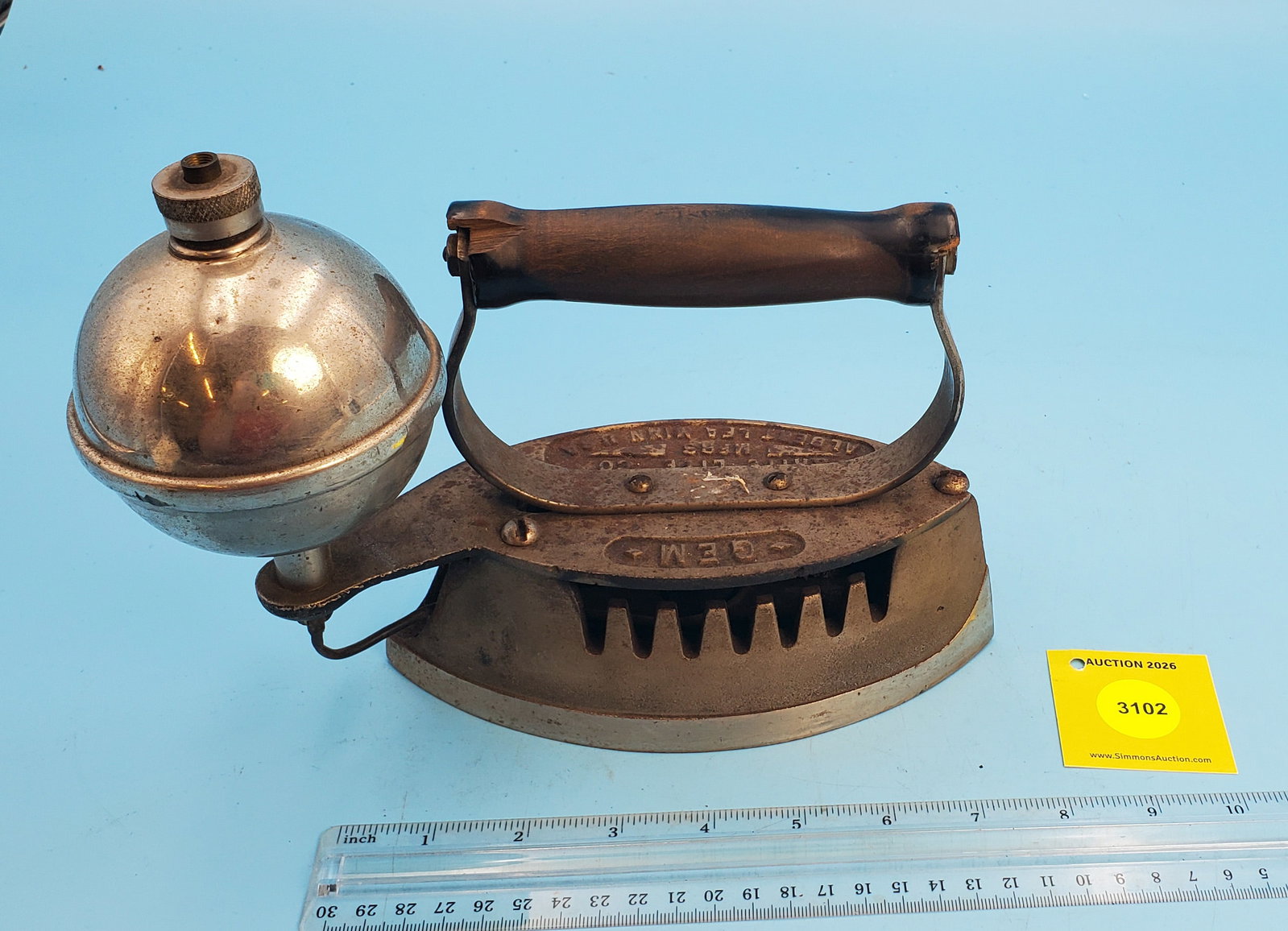 Gasoline, Gem, Brite Lite Co Mfrs, Albert Lea Minn USA (1 of 2)