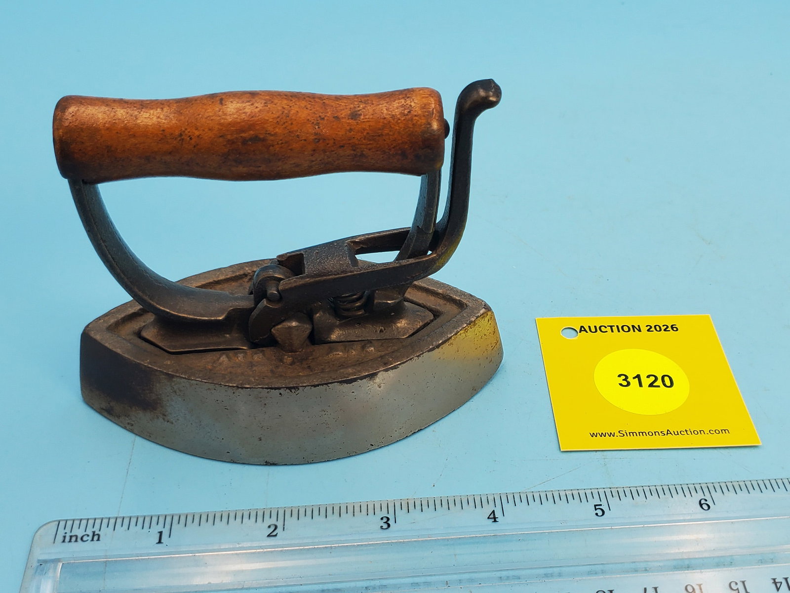 Double point, detachable handle pat date is illegible, L 4 1/4" (1 of 2)