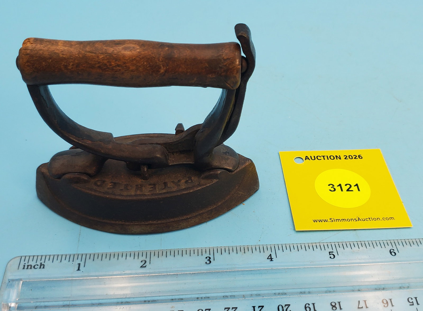 Double point, detachable handle, patented May 9 93', L 3 7/8" (1 of 2)