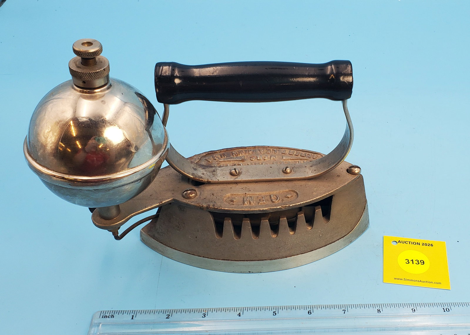 Gasoline, Gem, Albert Lea Gas Light Co, Albert Lea Minn., USA L 7 1/2" (1 of 2)