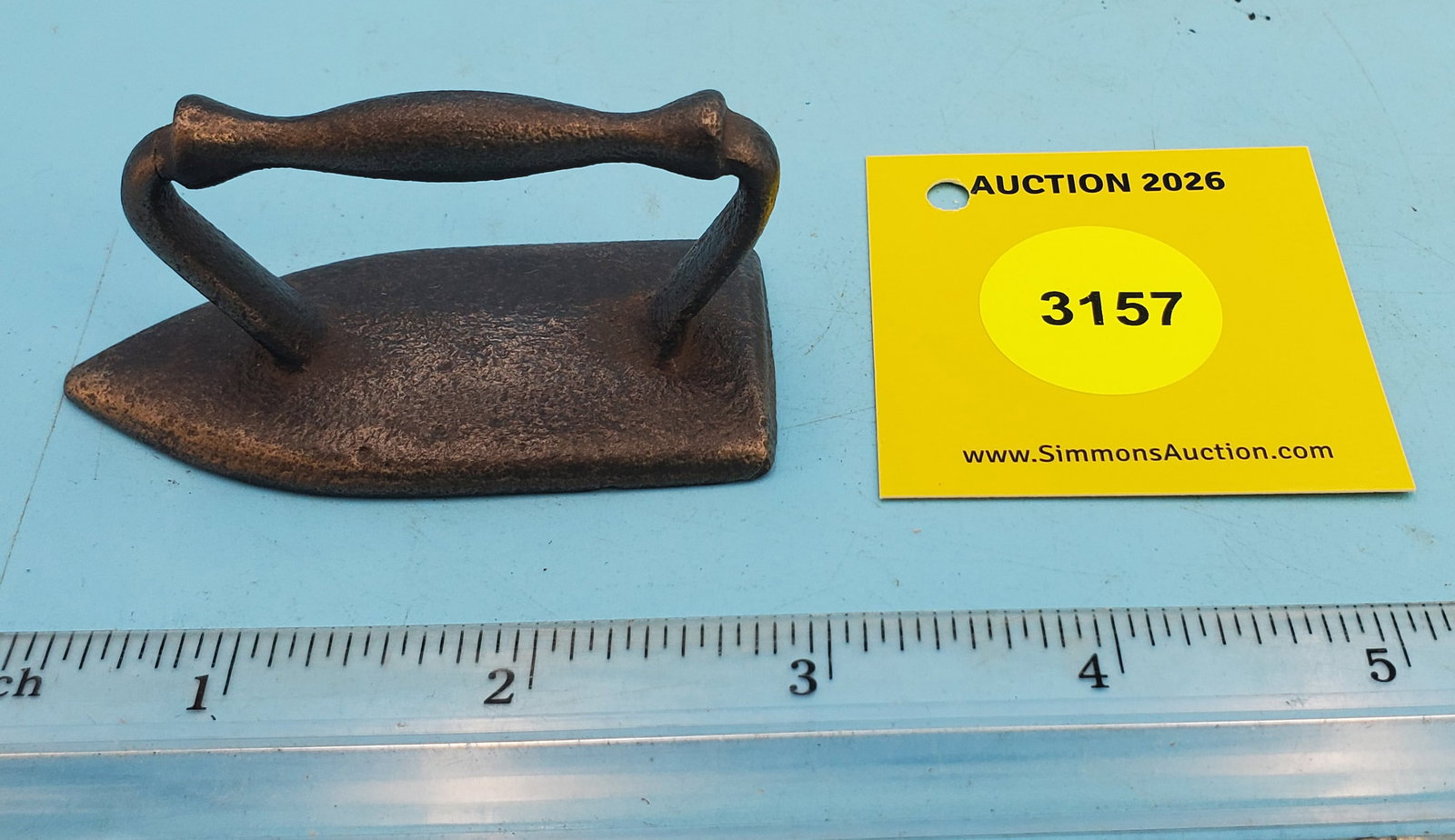 Flat iron, no markings, L 2 3/4" - 2