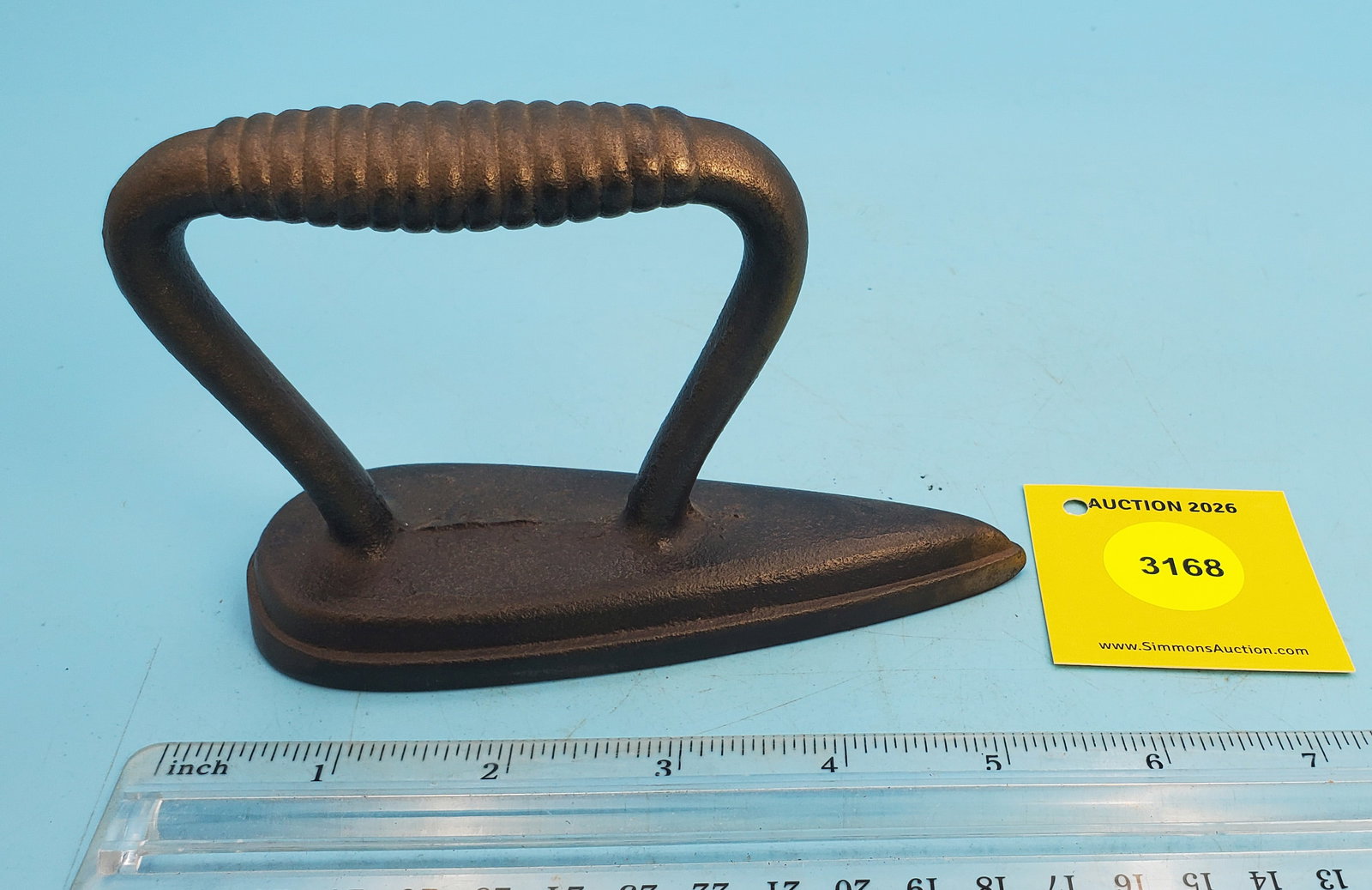 Sleeve iron, no markings, L 5 1/4": Sleeve iron, no markings, L 5 1/4"
