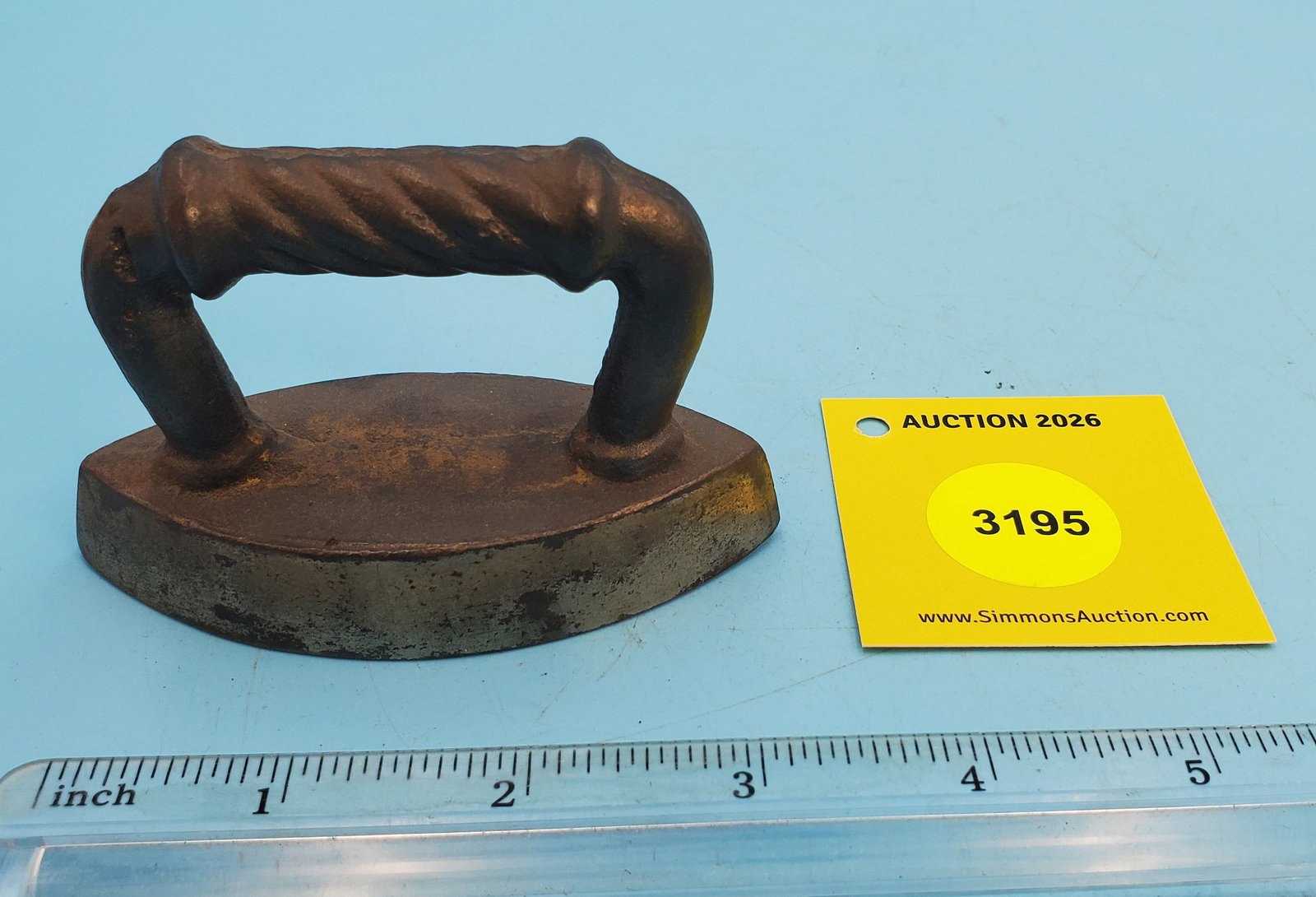 Doublepoint child's iron, L 3 1/2": Doublepoint child's iron, L 3 1/2"