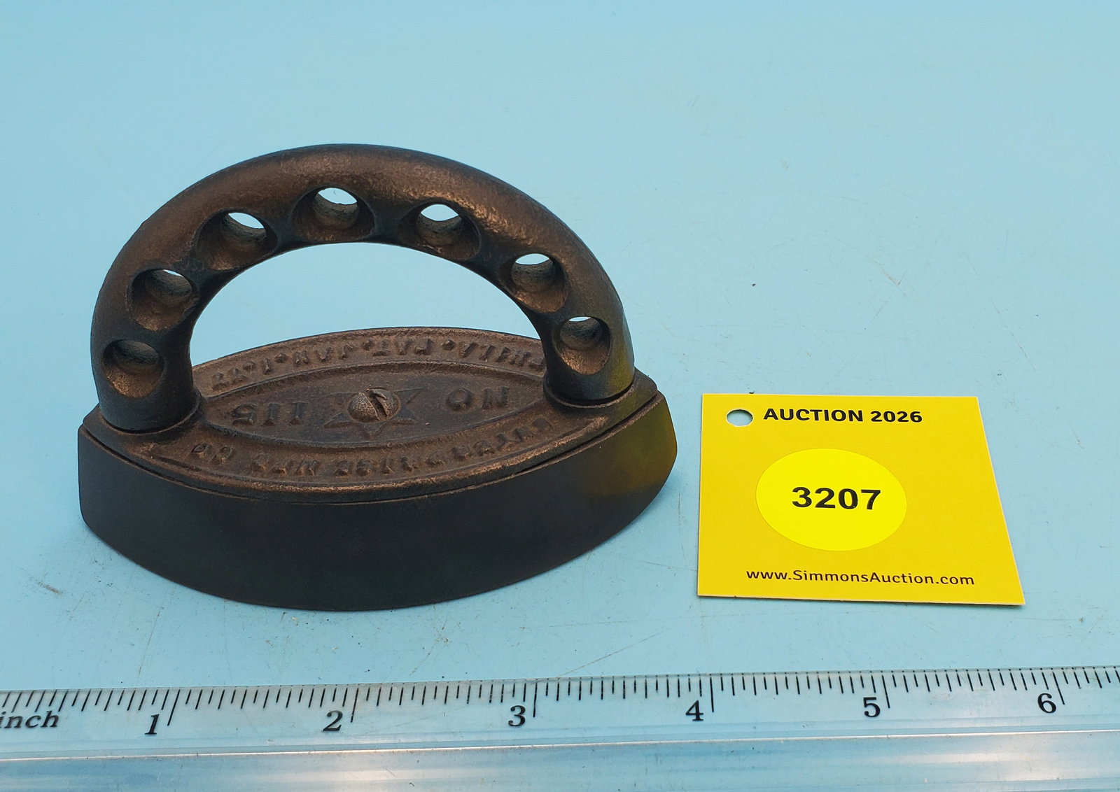 Enterprise Mfg Co, No 115, Phila. Pat Jan 1.77, L 3 7/8" (1 of 2)