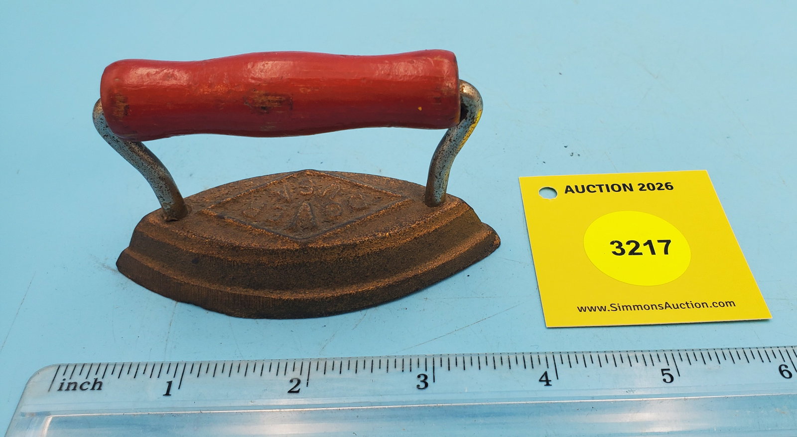 Double point, Dover USA, red handle, L 3 1/2": Double point, Dover USA, red handle, L 3 1/2"