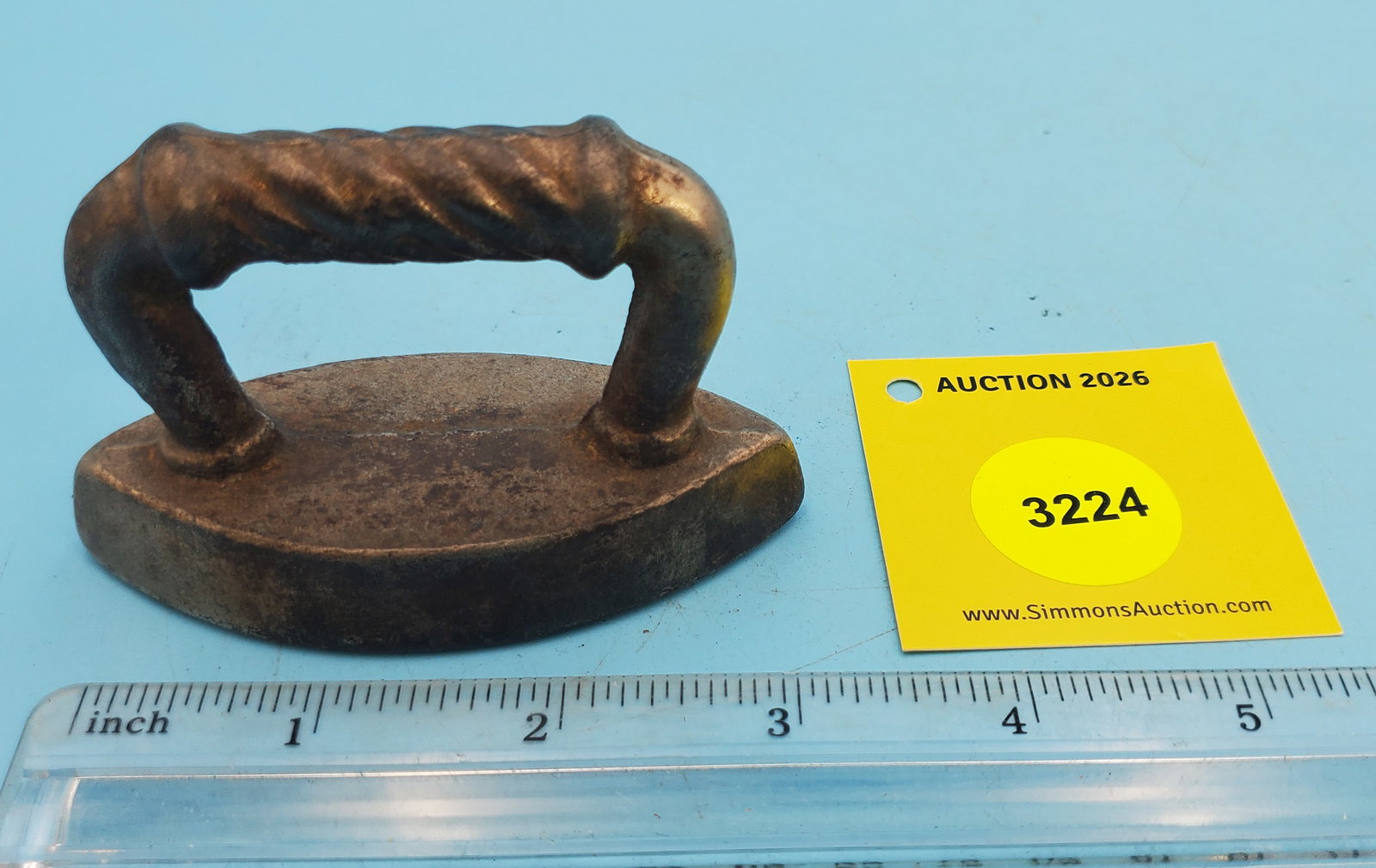 Double point, rope handle, L 3 3/8" - 2