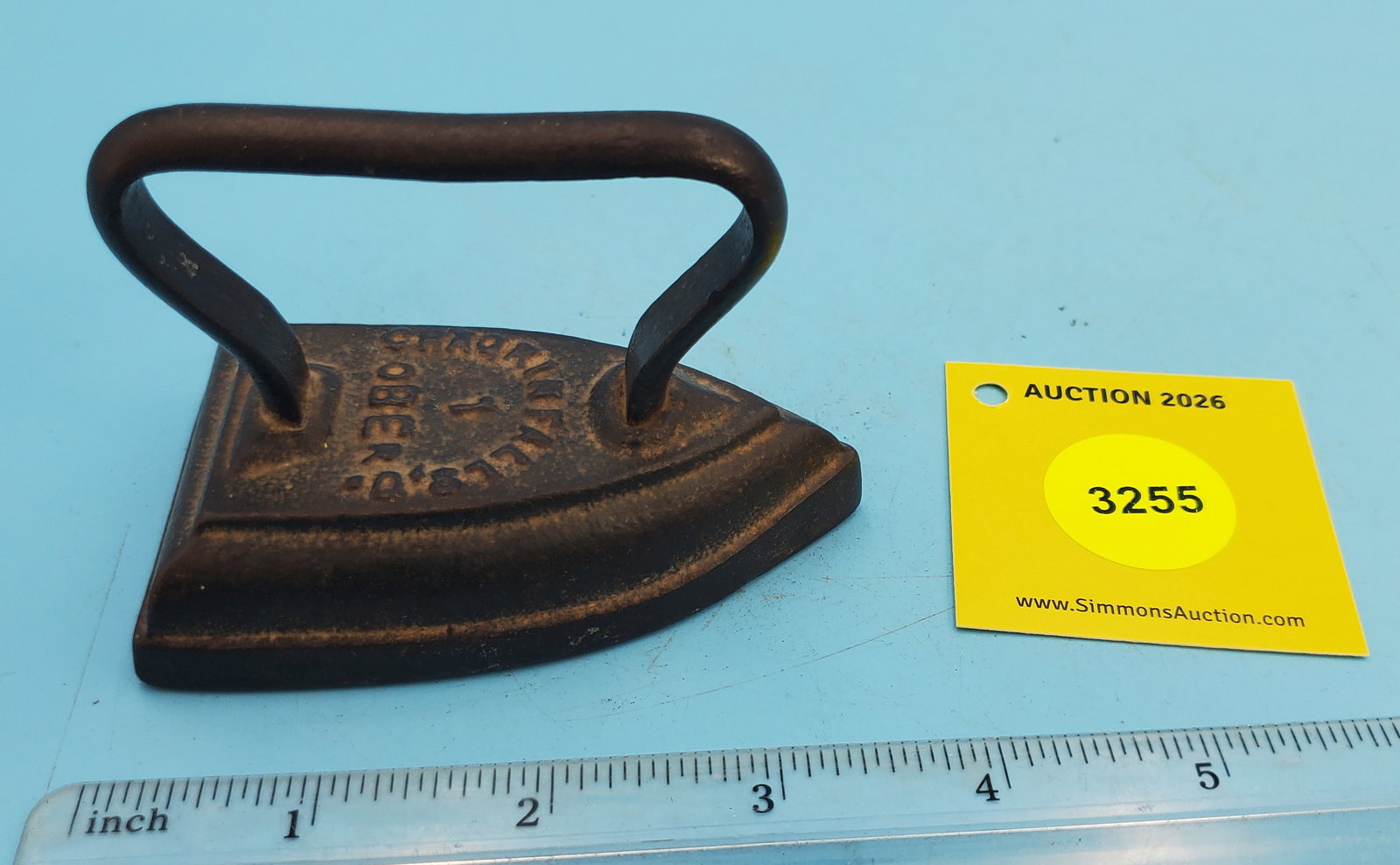 Flat iron, Chagrin Falls O, Ober, 1, L 3 1/2" - 2