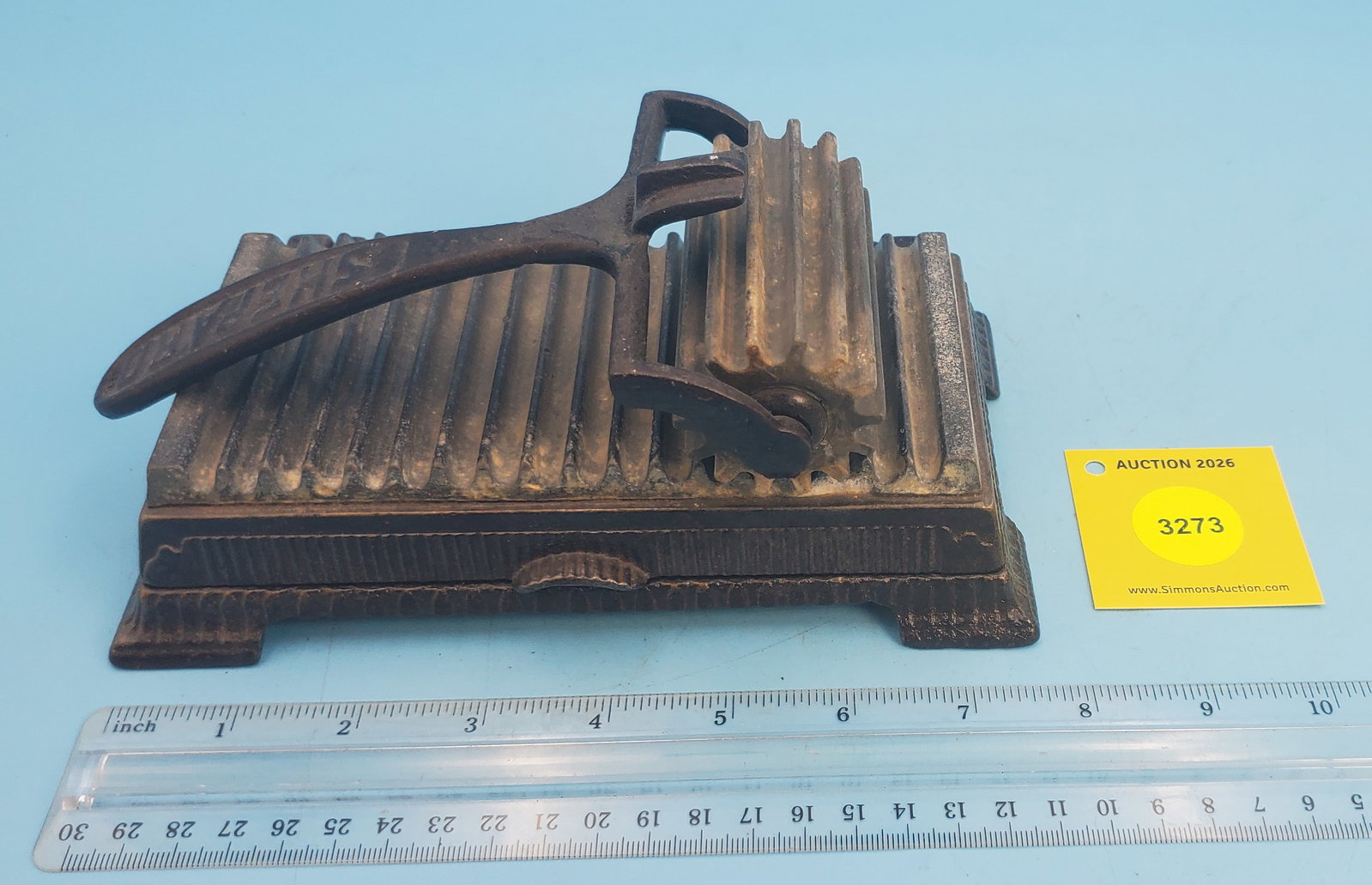 Roller, No 70, Shepard Fluter, Pat Dec 17, 1878, Shepard Hardware Co, Buffalo N.Y. hinged base pl... (1 of 5)