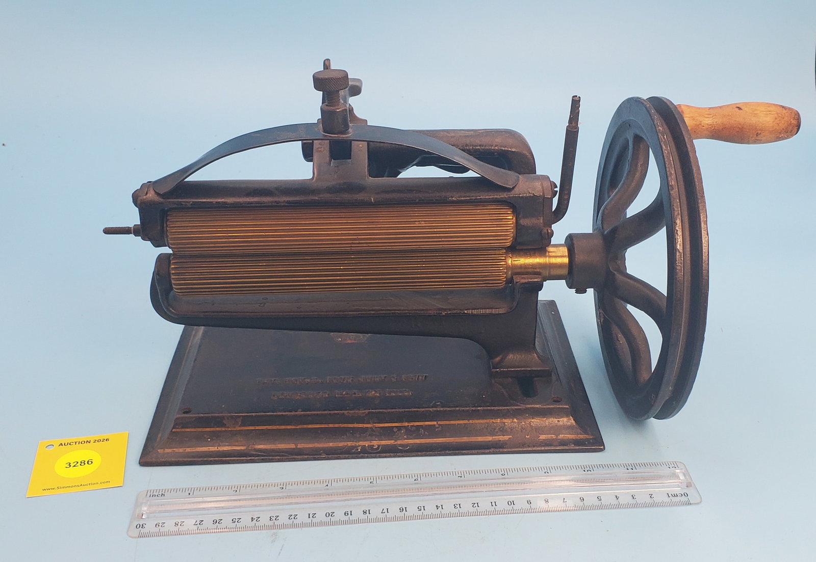Machine, Crown, Pat Noc 2, 1876, July 3, 1877, Reissued Ma 23, 1880, North Bro's Mfg Co, Philadel...: Machine, Crown, Pat Noc 2, 1876, July 3, 1877, Reissued Ma 23, 1880, North Bro's Mfg Co, Philadelphia PA
