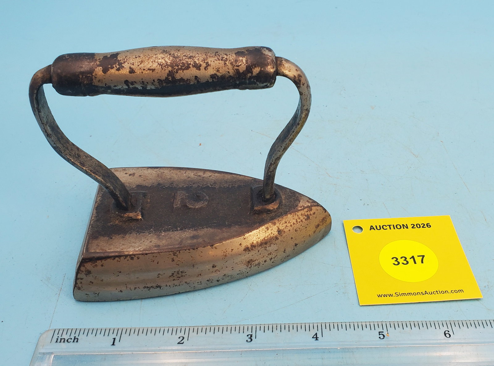 Flat iron, "2", L 4 1/4": Flat iron, "2", L 4 1/4"