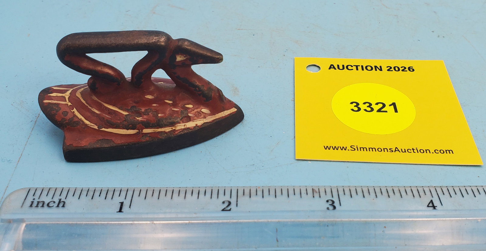 Swan, red, L 1 7/8": Swan, red, L 1 7/8"