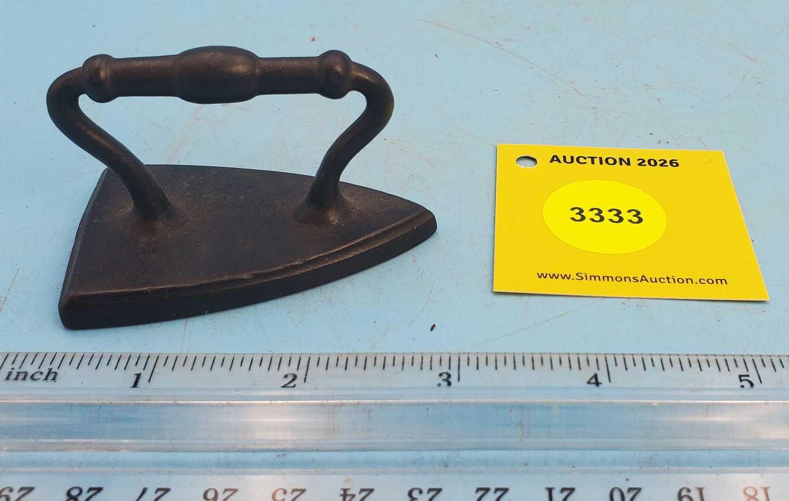 Tri bump flat iron, L 2 3/4": Tri bump flat iron, L 2 3/4"