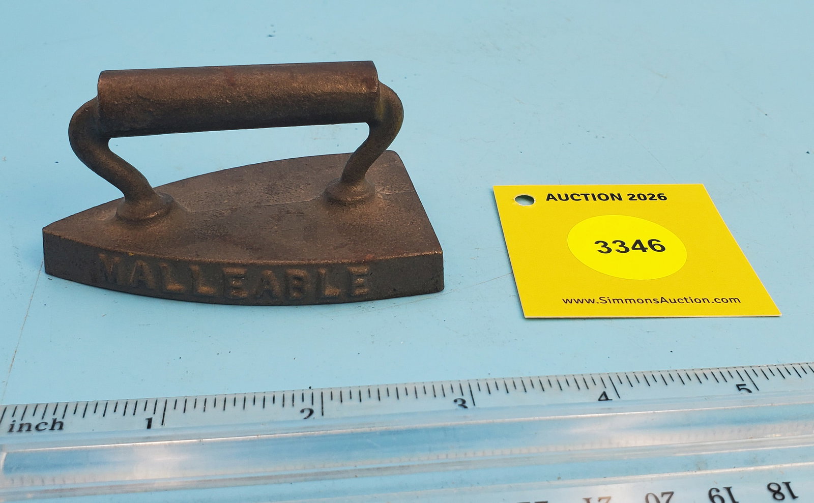 Flat iron, Link Belt, Malleable, L 3": Flat iron, Link Belt, Malleable, L 3"