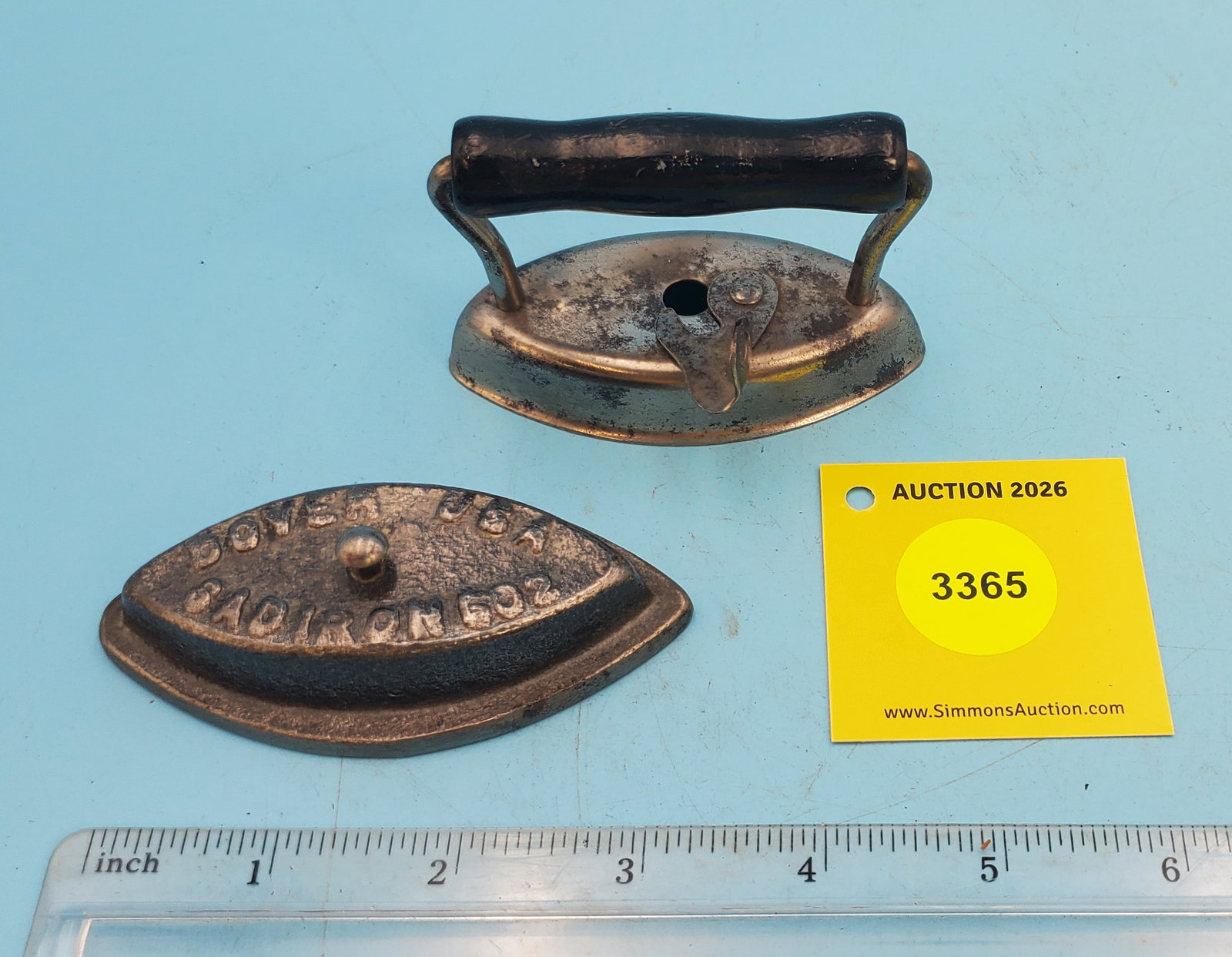 Dover USA, Sad Iron 602, L 3 1/2" - 2