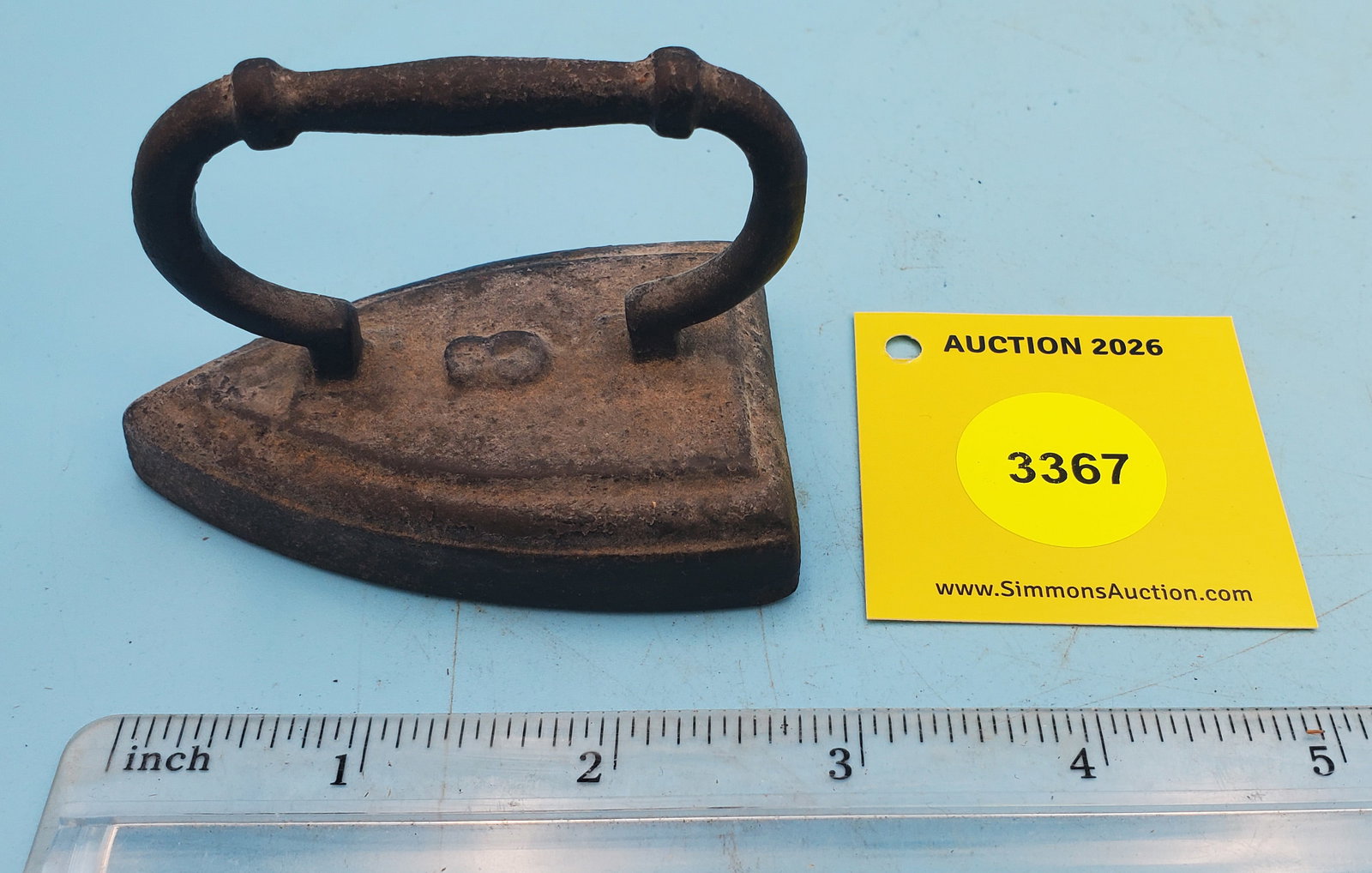 Flat iron, "8", L 3": Flat iron, "8", L 3"