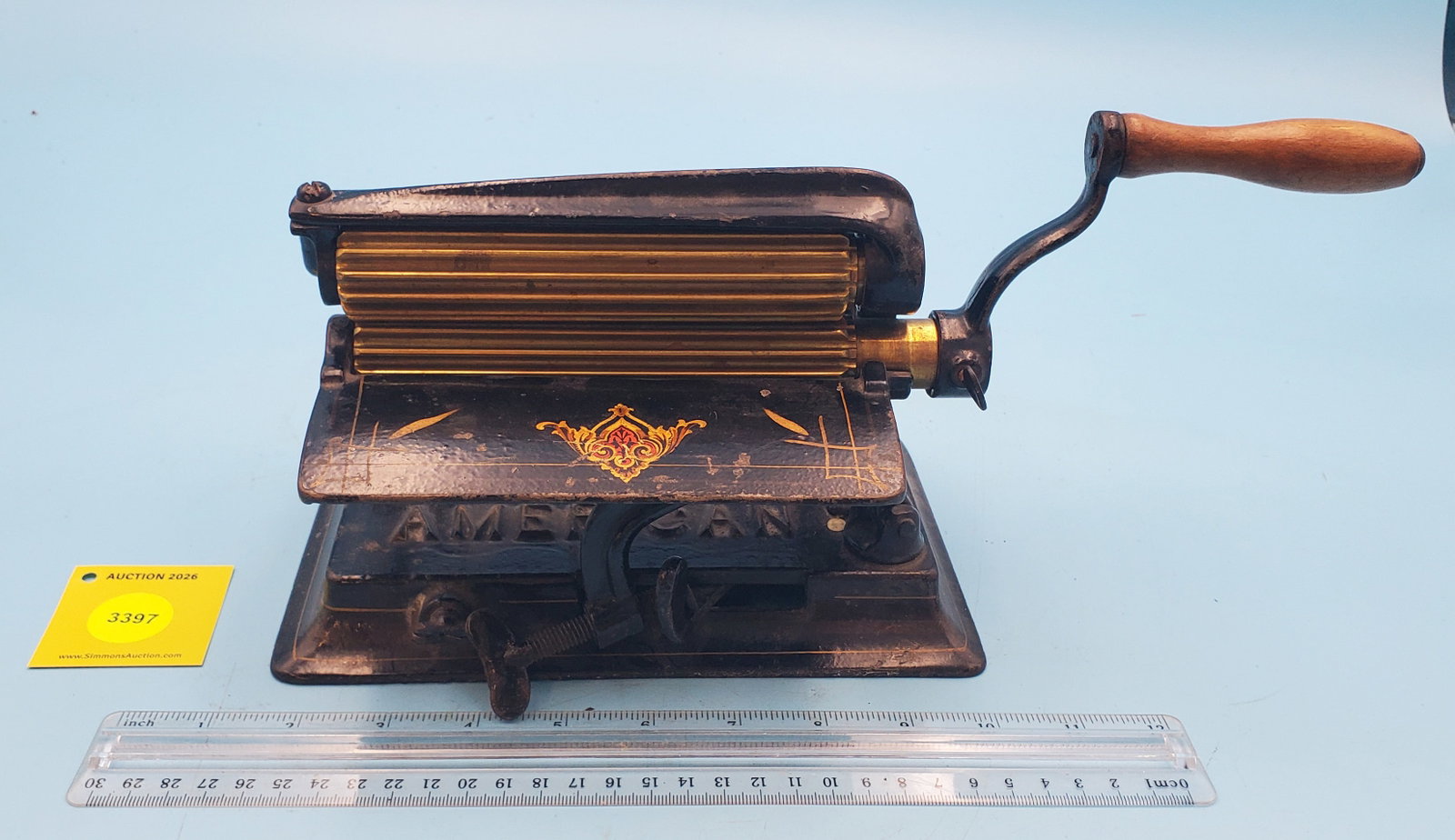 Machine, American, Pat Nov 2, 1875, July 3, 1877, Aug 19, 1879, Reissued Mar 23, 1880, North Bro'... - 3