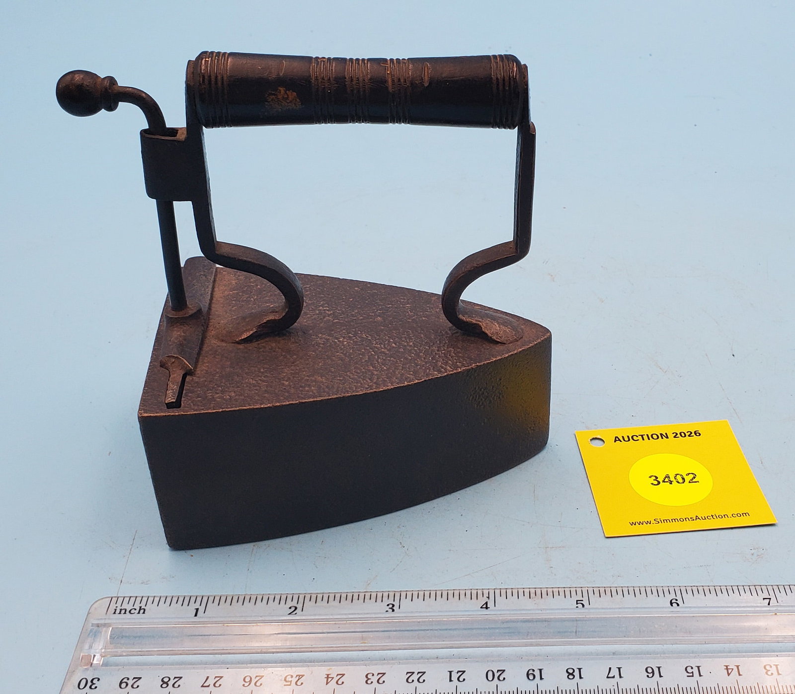 Kenrick slug iron, back lift gate, no slug, L 4 1/2" (1 of 3)