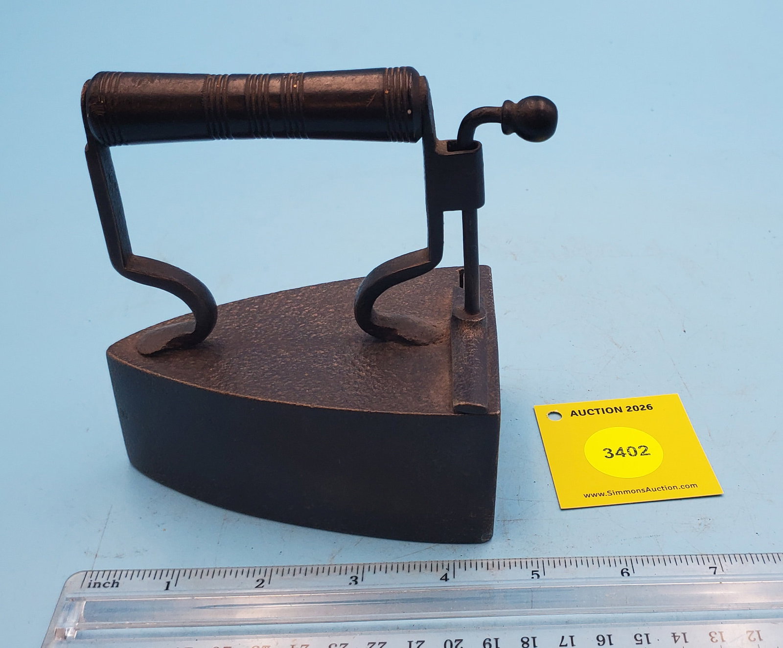 Kenrick slug iron, back lift gate, no slug, L 4 1/2" - 3