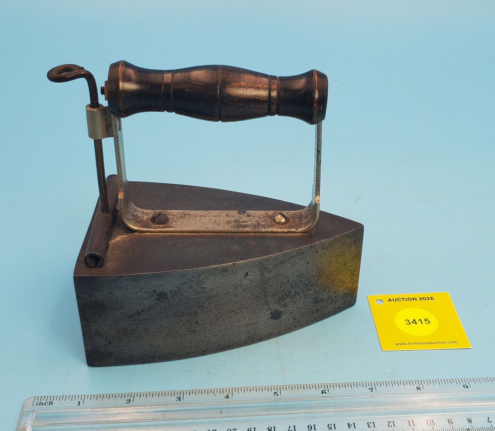 Slug iron, back lift gate, w/slug, L 6": Slug iron, back lift gate, w/slug, L 6"