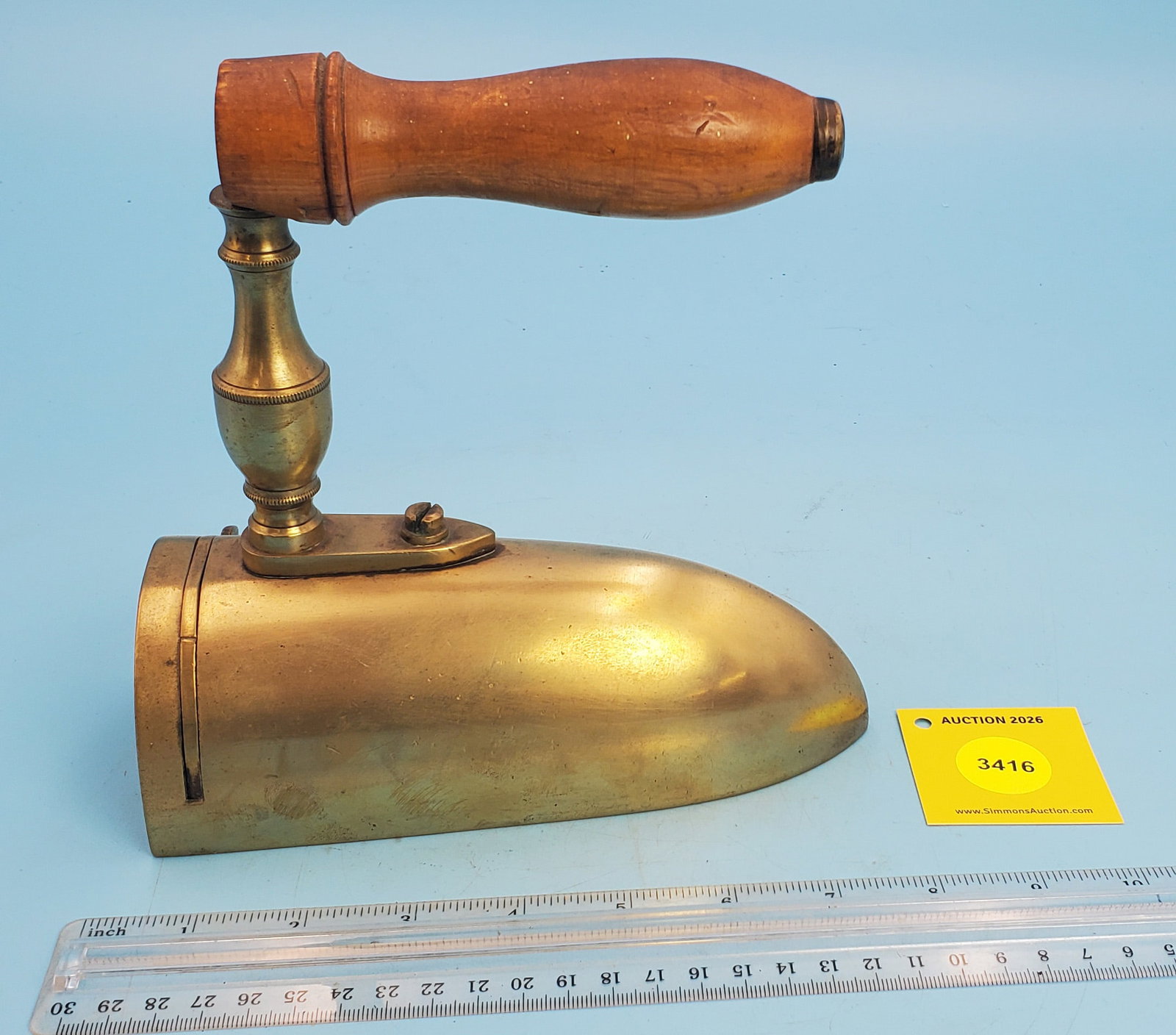 Ox Tongue, brass, no slug, L 7 3/8": Ox Tongue, brass, no slug, L 7 3/8"