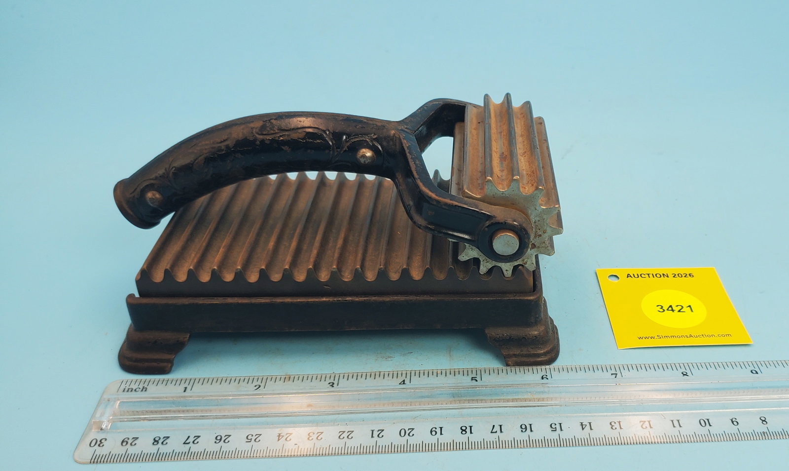Roller, Clarks Hand Fluter, Buffalo NY, w/slug: Roller, Clarks Hand Fluter, Buffalo NY, w/slug