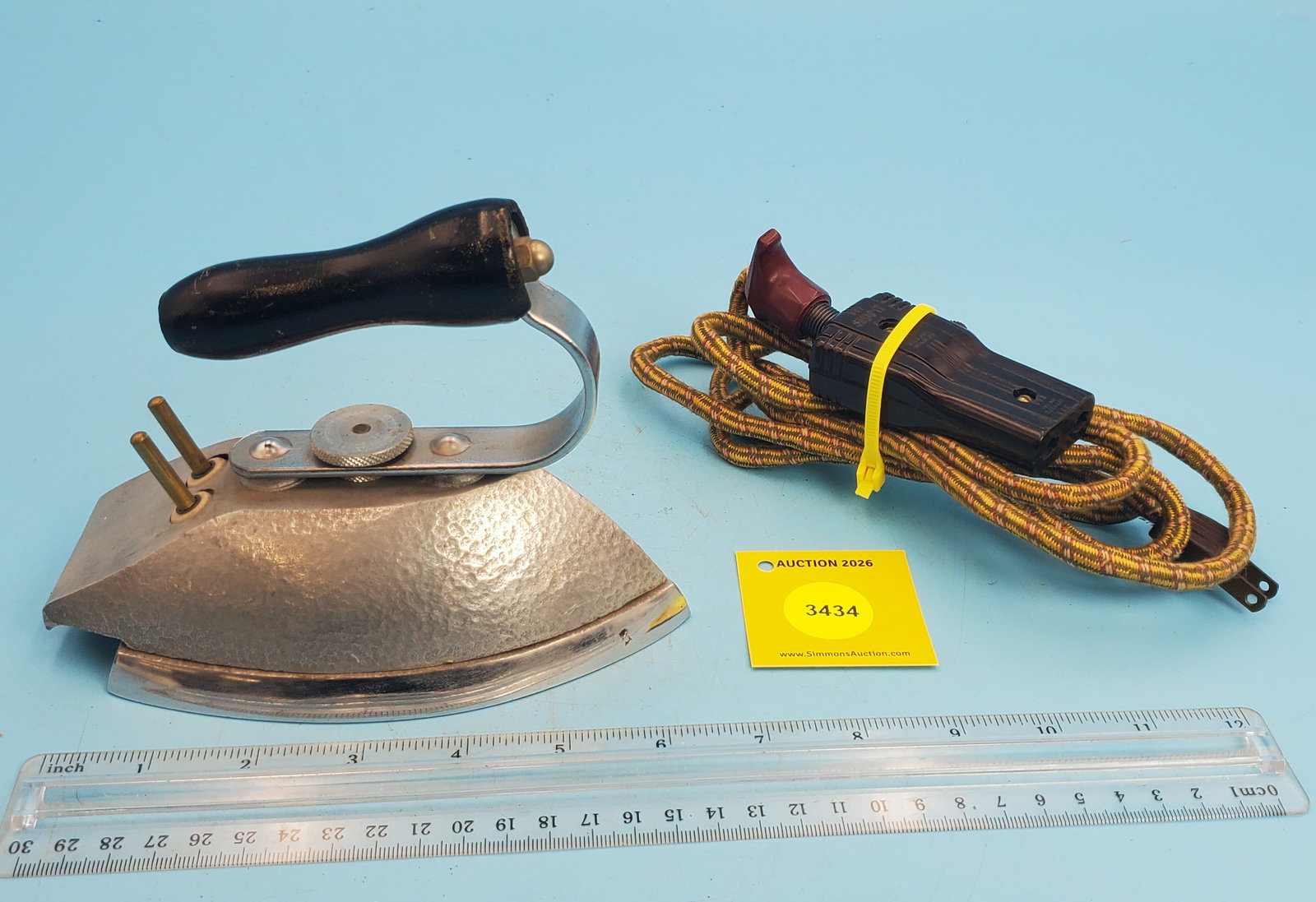 Electric, black handle, no markings, L 6": Electric, black handle, no markings, L 6"
