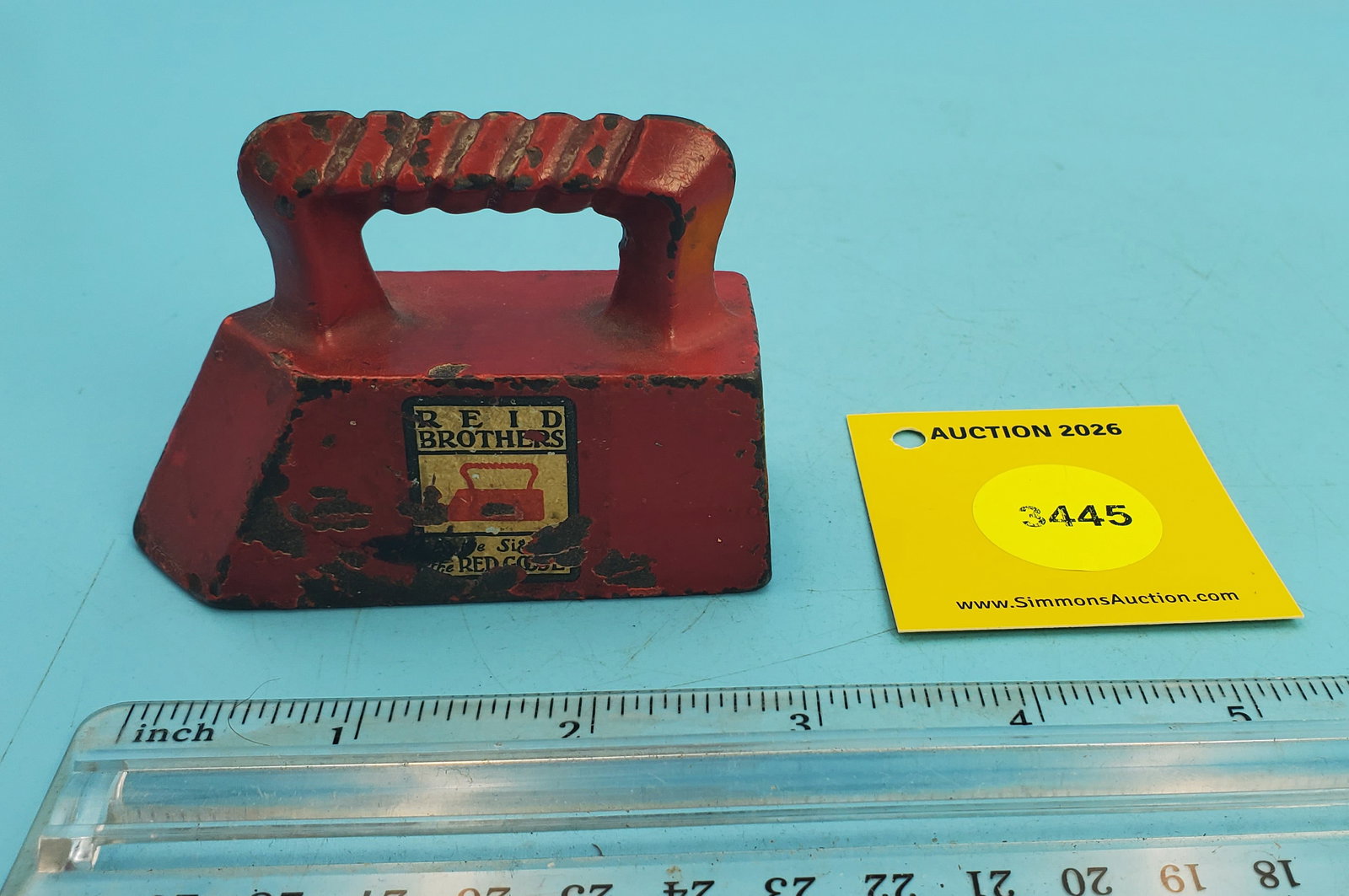 Give-Away, Reid Brothers - At the sign of the red goose, painted red, base is hollow, early 1900, L (1 of 2)
