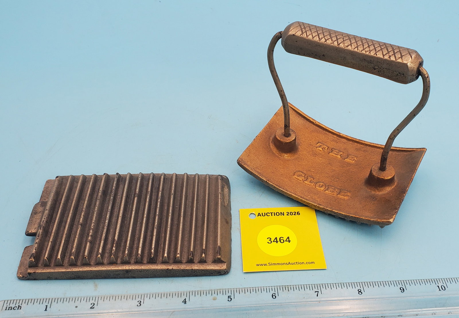 Rocker, The Globe, Robert Young Hartford, Conn, patent May 29, 1883, L 5 1/2" (1 of 4)