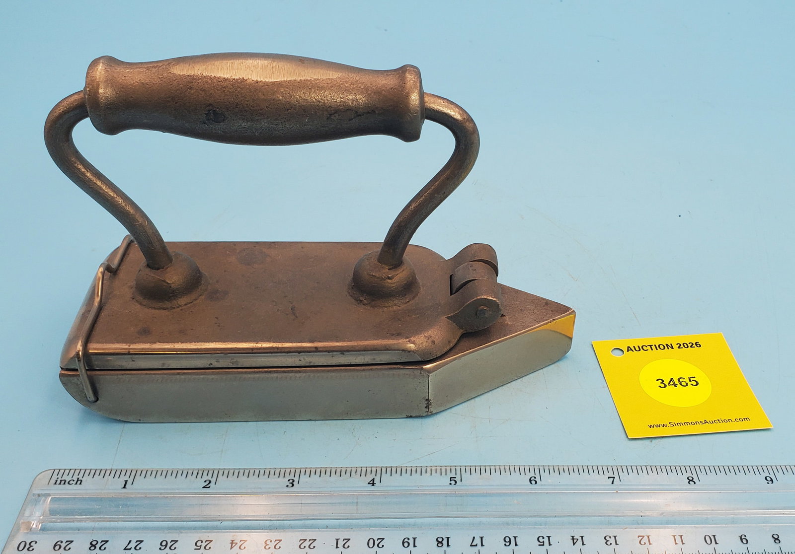 Combination, Feb 28, 1874, wire clip closue, L 7": Combination, Feb 28, 1874, wire clip closue, L 7"