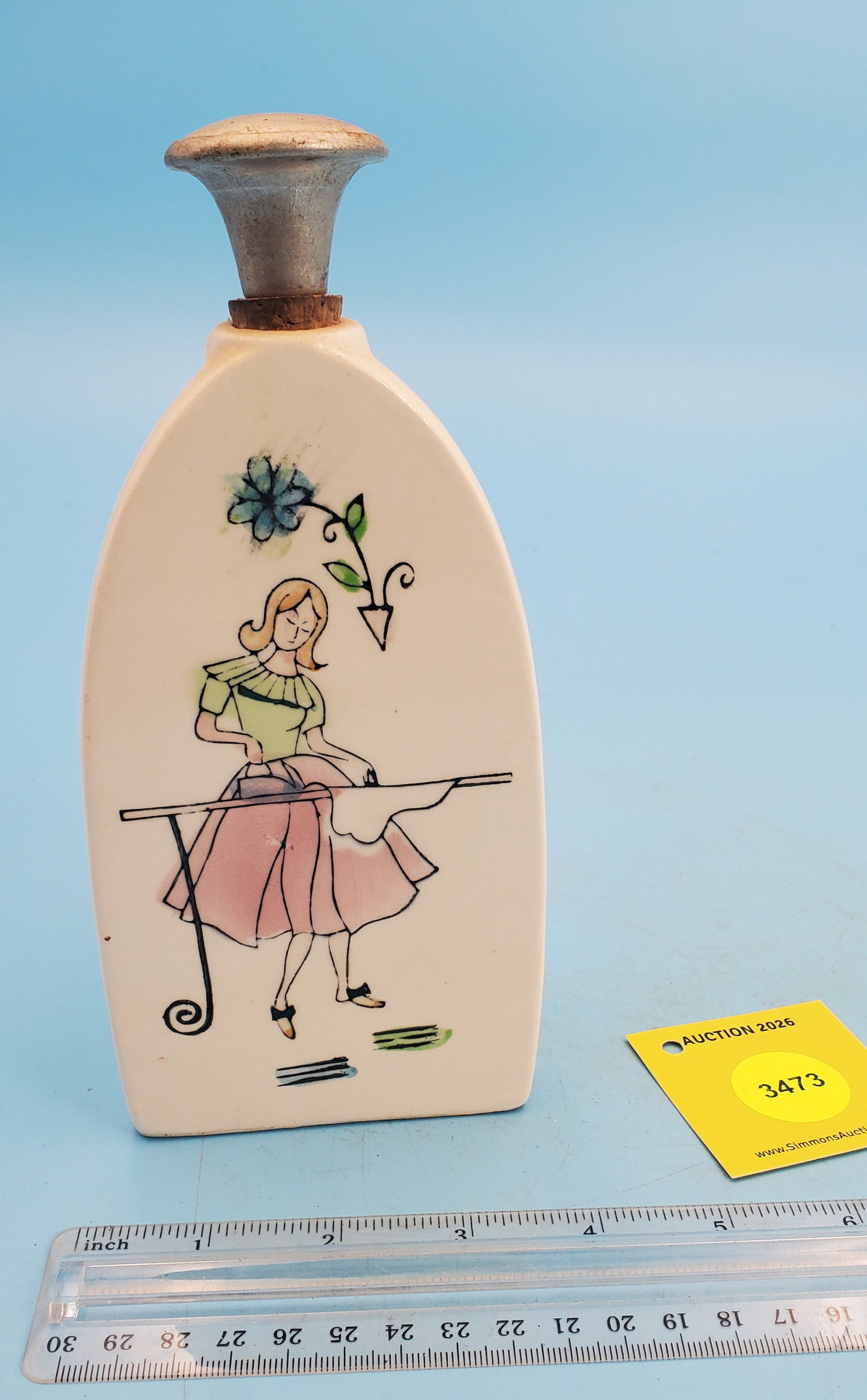 Sprinke bottle w/woman ironing (1 of 2)