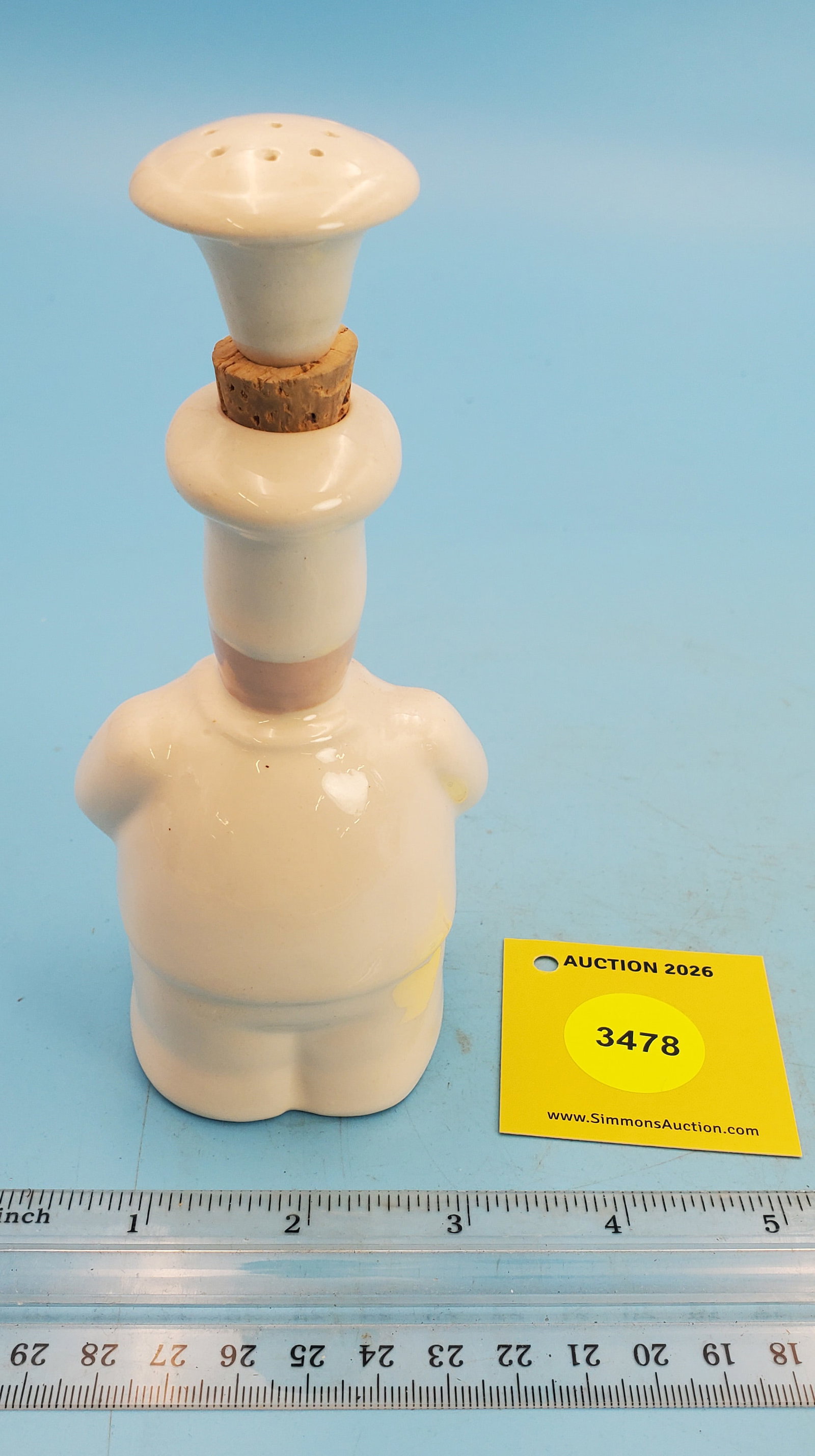 Sprinkle bottle, White chef 6" - 2