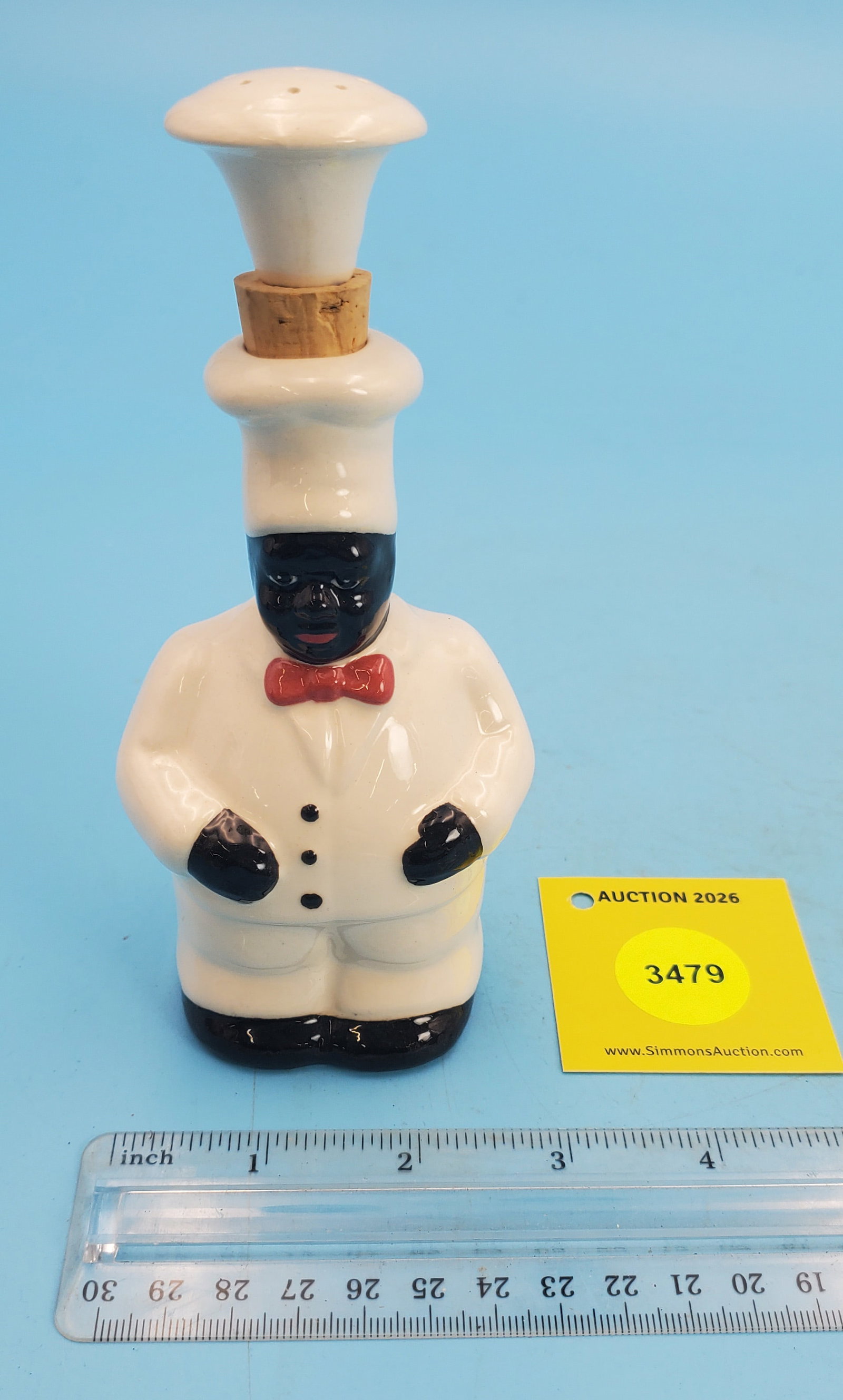 Sprinkle bottle, Black chef 6": Sprinkle bottle, Black chef 6"