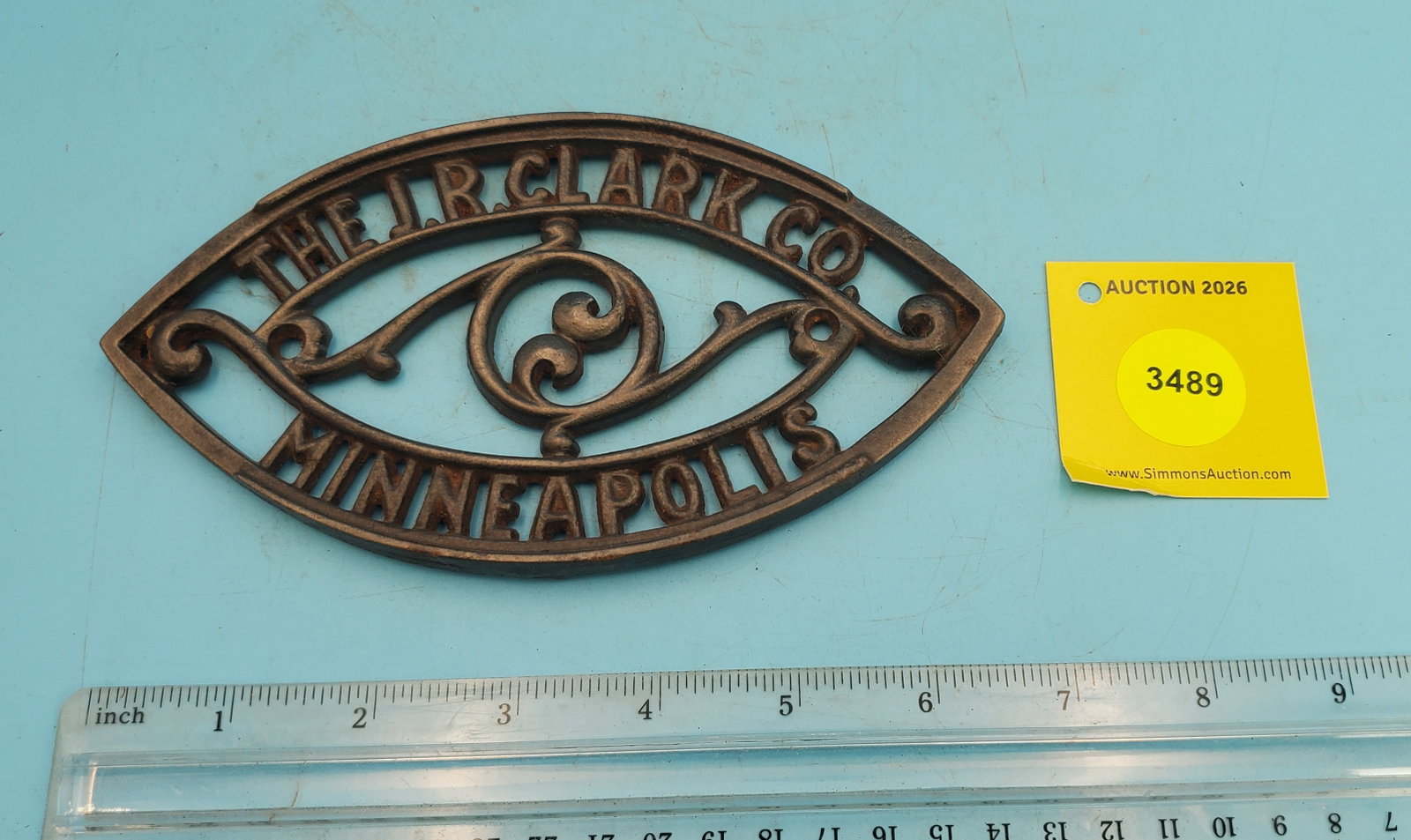 Trivet, Clark, J.R. , The J.R. Clark Co. Minneapolis, Late 1880s (1 of 2)