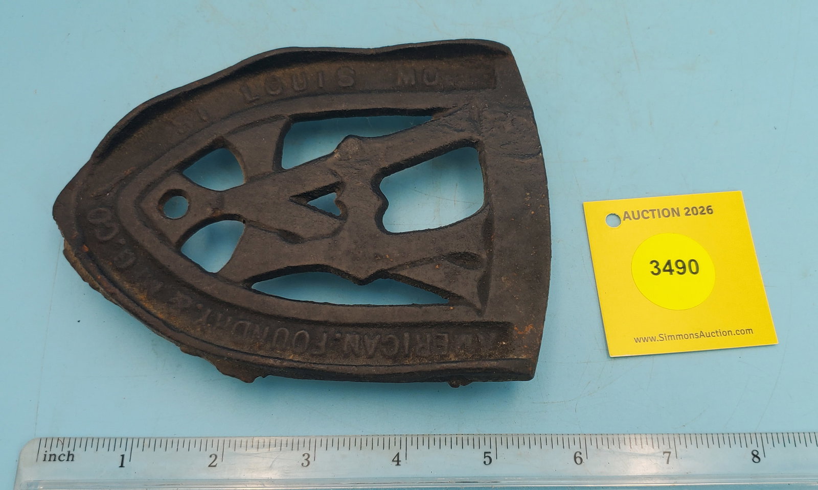 Trivet, American Foundry, AF., American Foundry & Mfg. Co. St Louis Mo.: Trivet, American Foundry, AF., American Foundry & Mfg. Co. St Louis Mo.