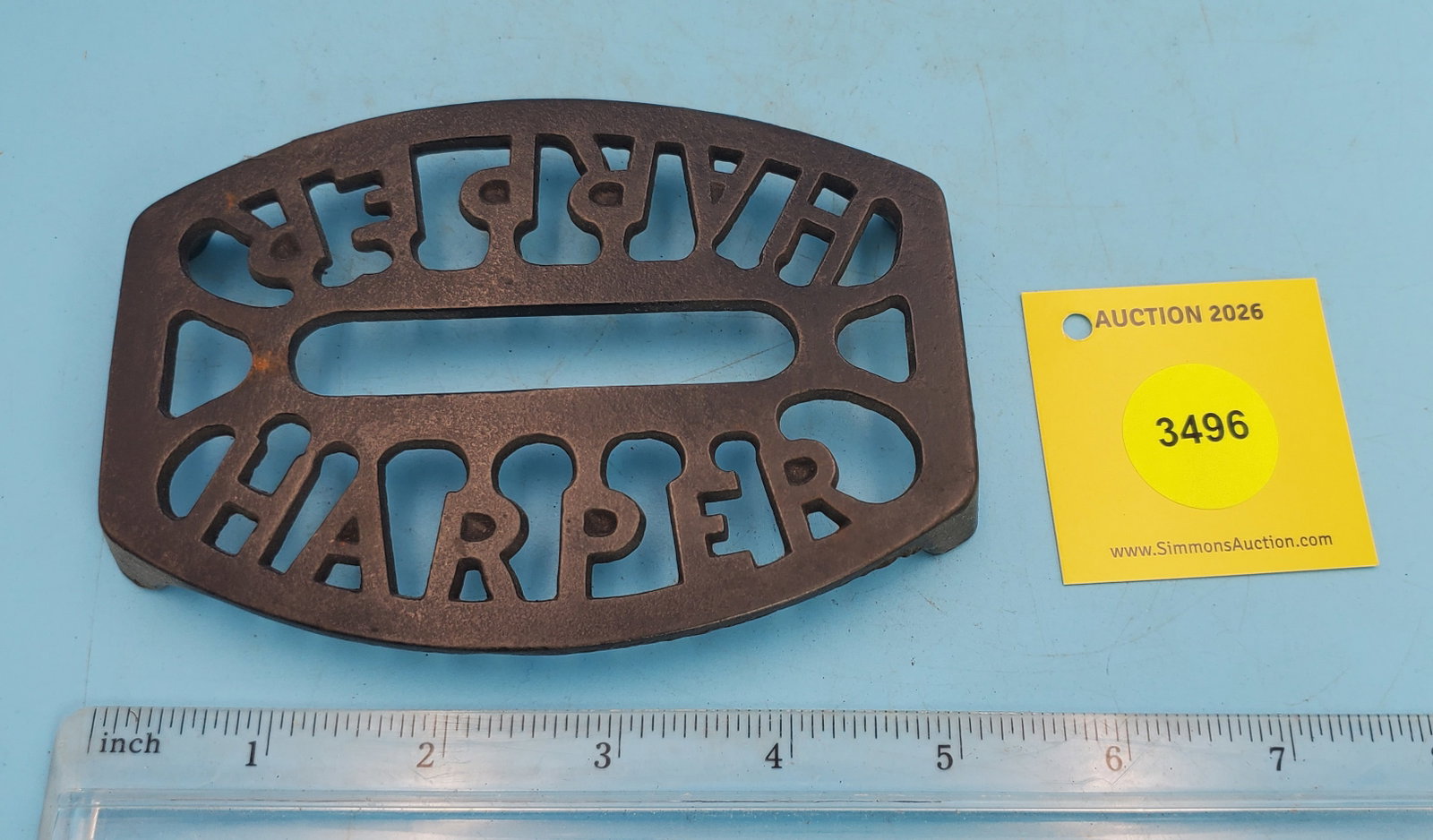 Trivet, Harper of Chicago, Illinois, early 1900's: Trivet, Harper of Chicago, Illinois, early 1900's