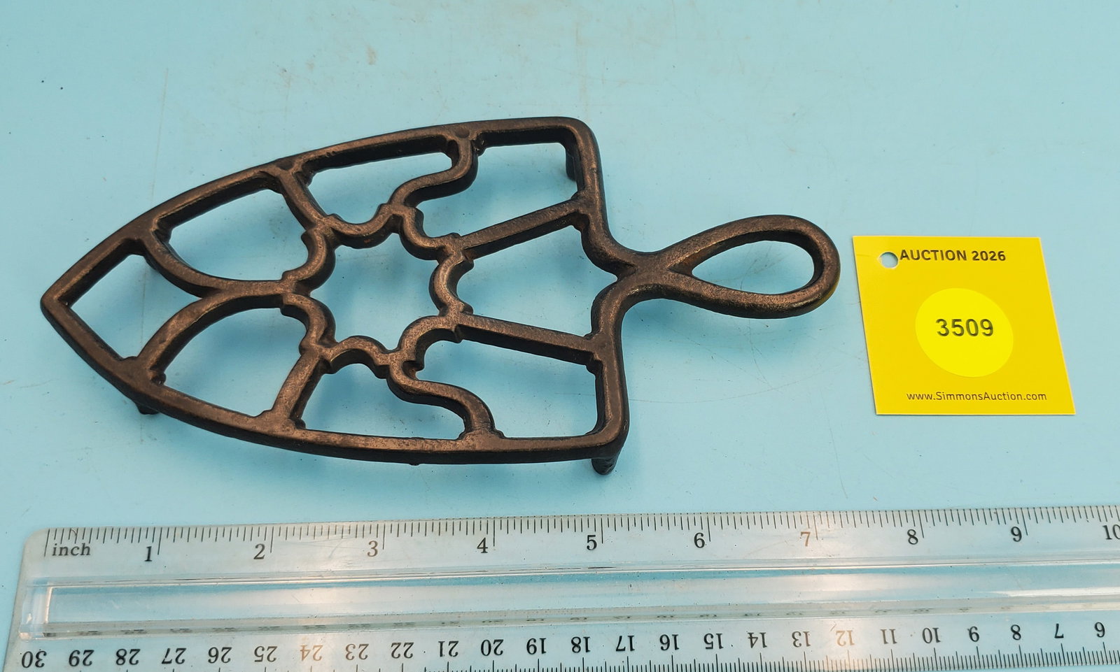Trivet, Target, by Grey Iron Casting Company of Mount Joy, Pennslyvania: Trivet, Target, by Grey Iron Casting Company of Mount Joy, Pennslyvania